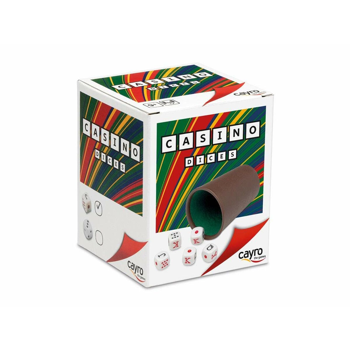Pahar cu Zaruri de Poker Cayro - Jucarii si jocuri, Jocuri și accesorii