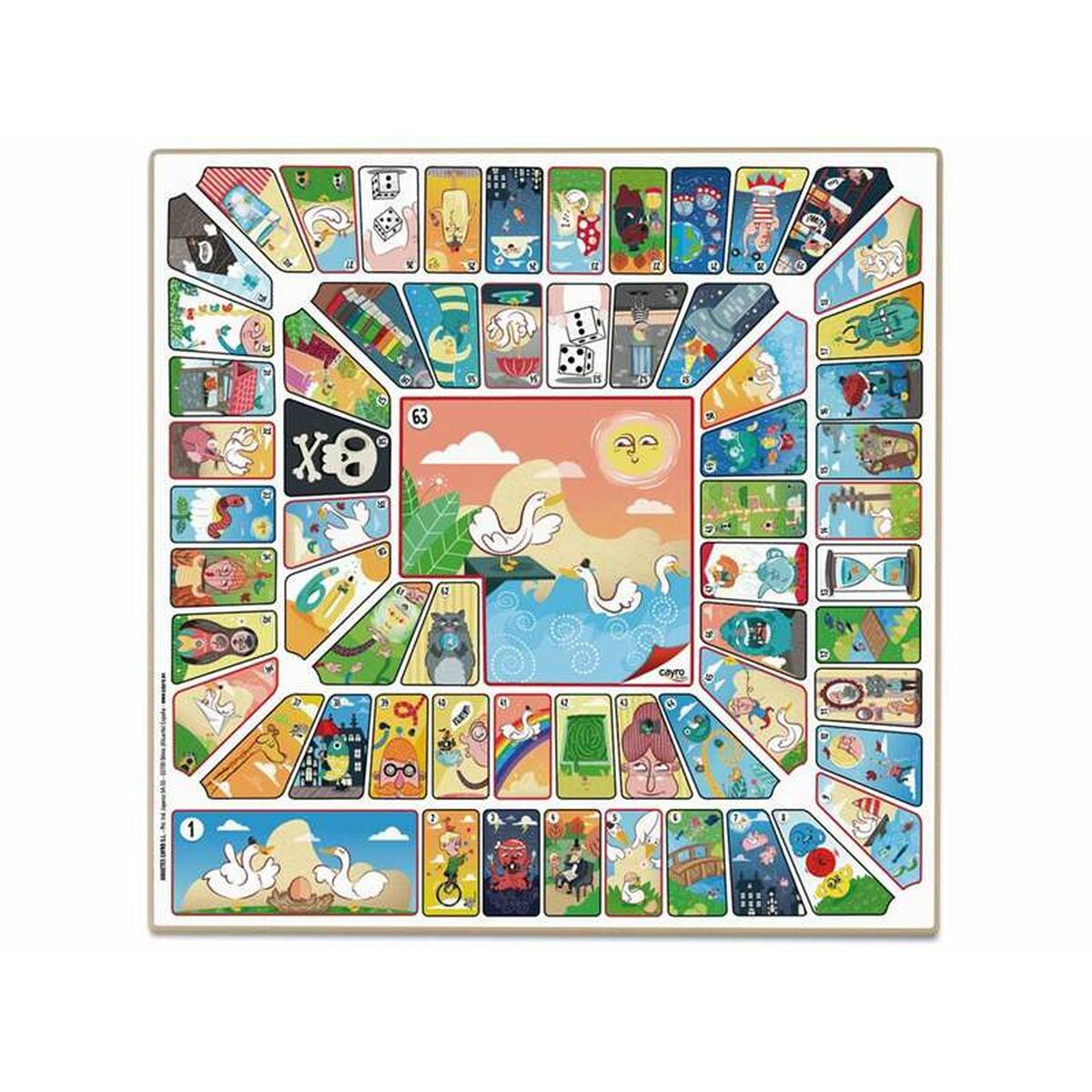 Tablă de Parchís și Oca Cayro 33 x 33 cm (33 x 33 cm) - Jucarii si jocuri, Jocuri și accesorii