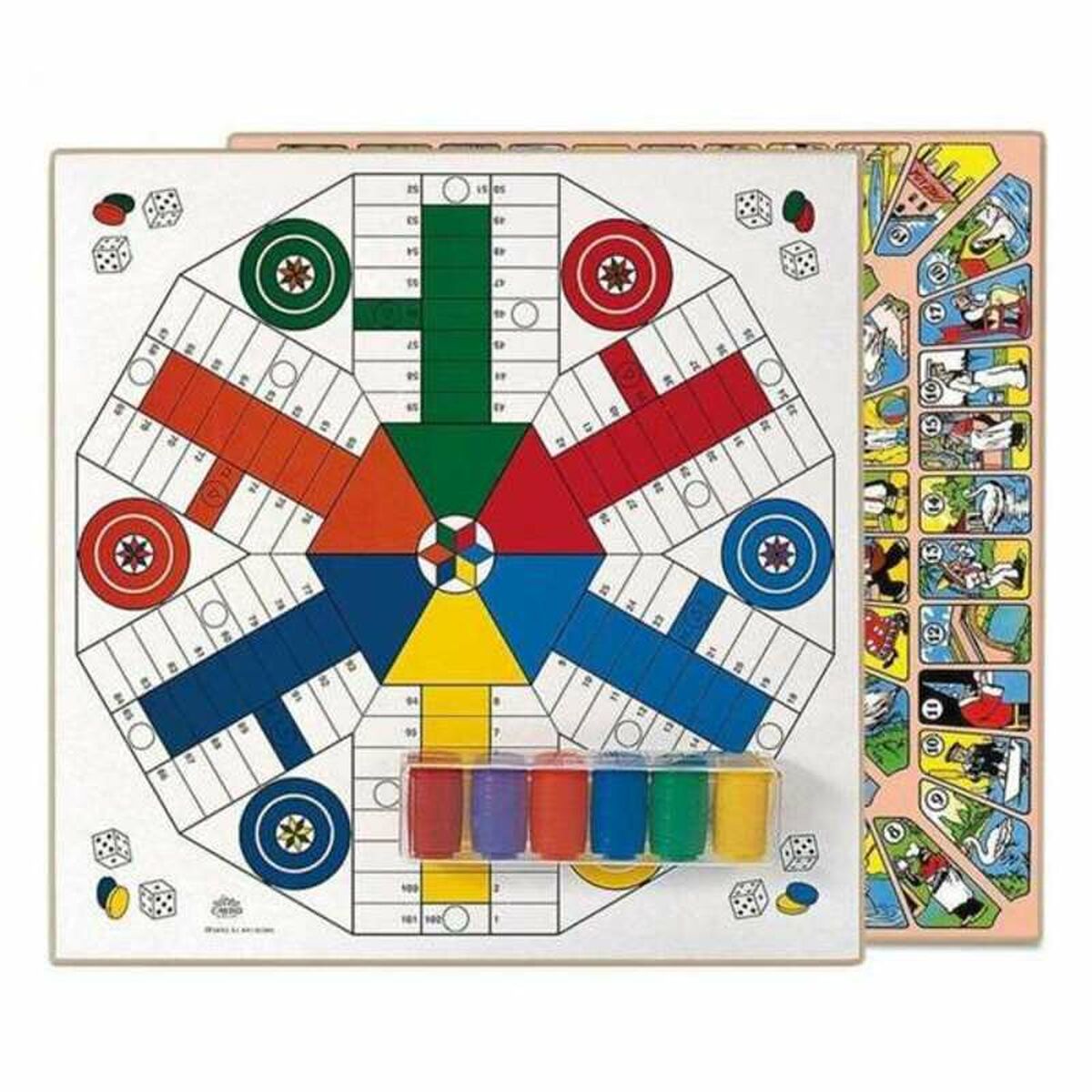 Tablă de Parchís și Oca Cayro T-138/6/A 40 x 40 cm - Jucarii si jocuri, Jocuri și accesorii