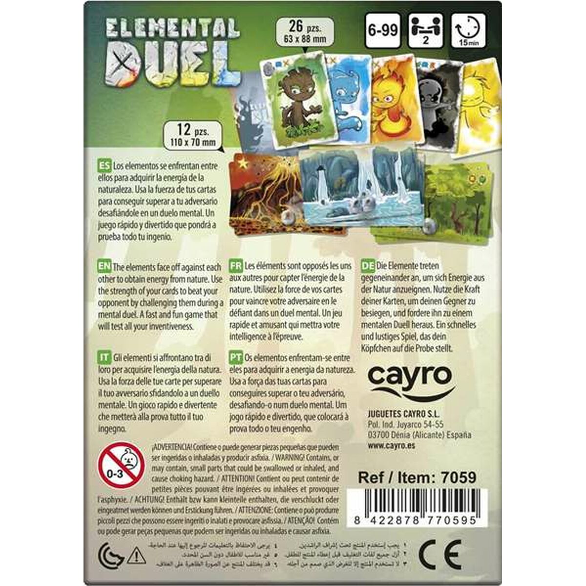 Joc de Masă Cayro Elemental Duel - Jucarii si jocuri, Jocuri și accesorii
