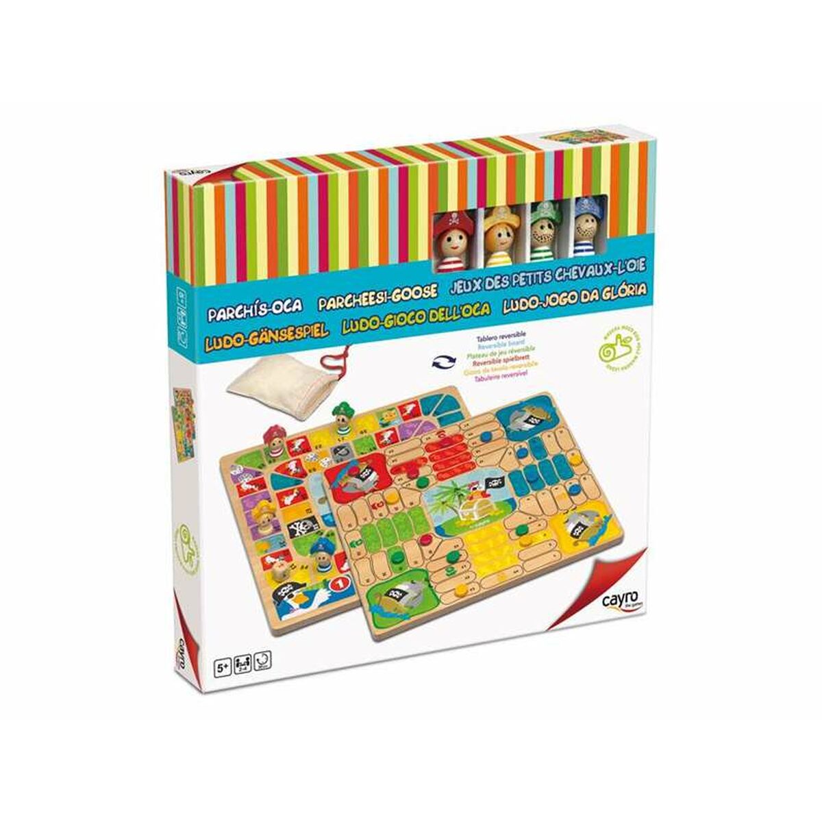Tablă de Parchís și Oca Cayro 29 x 29 cm - Jucarii si jocuri, Jocuri și accesorii