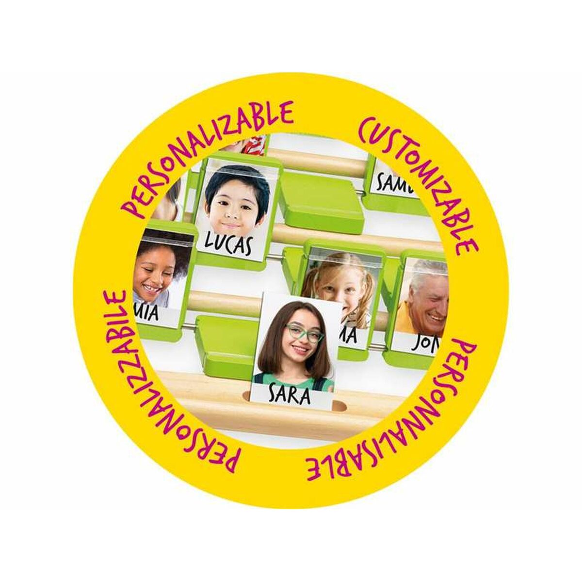 Joc din lemn Cayro Quien es quien 25 x 18 x 33 cm - Jucarii si jocuri, Jocuri și accesorii