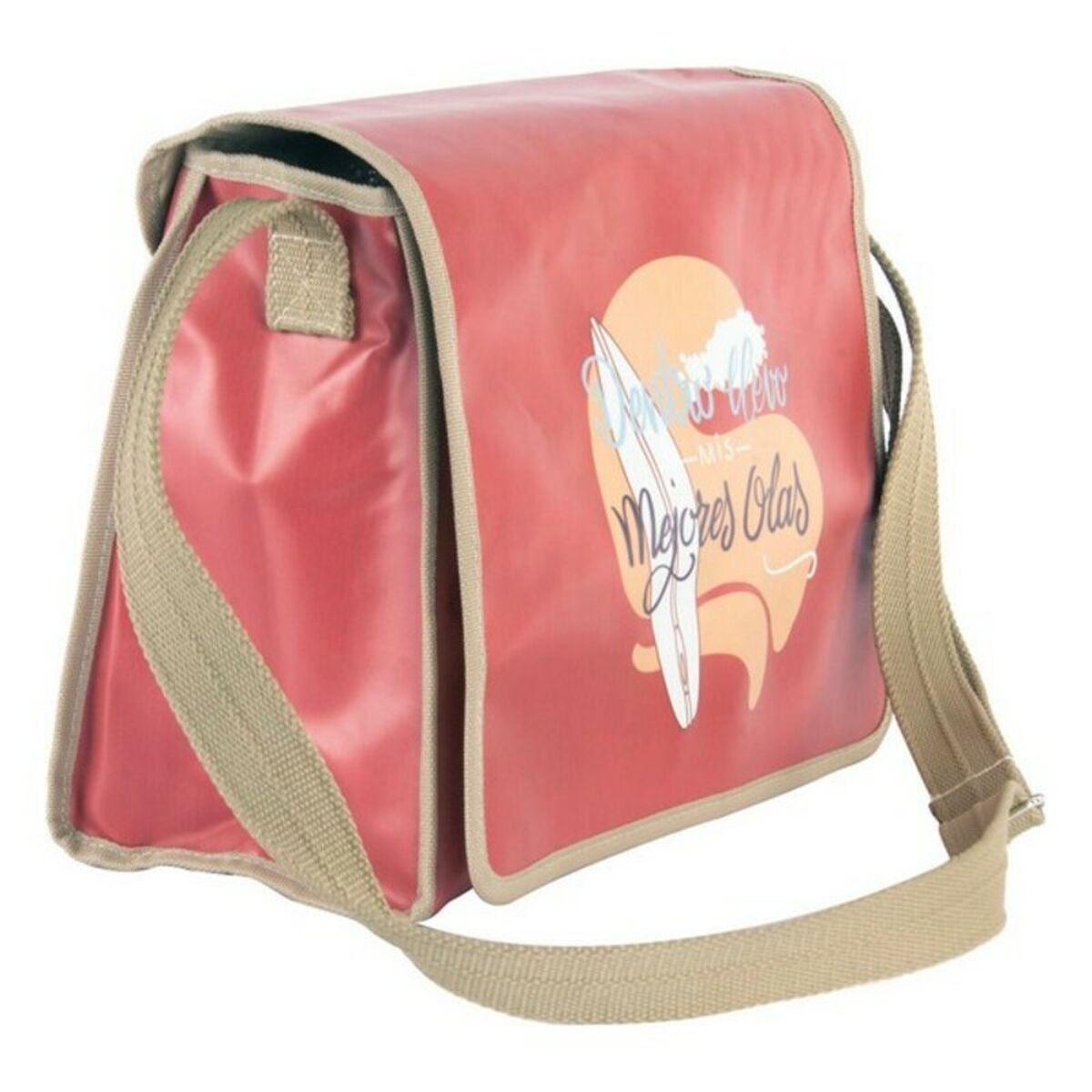Geantă de Umăr DKD Home Decor Olas Surf 35 x 13 x 26 cm - Bagaje, Genți de mână