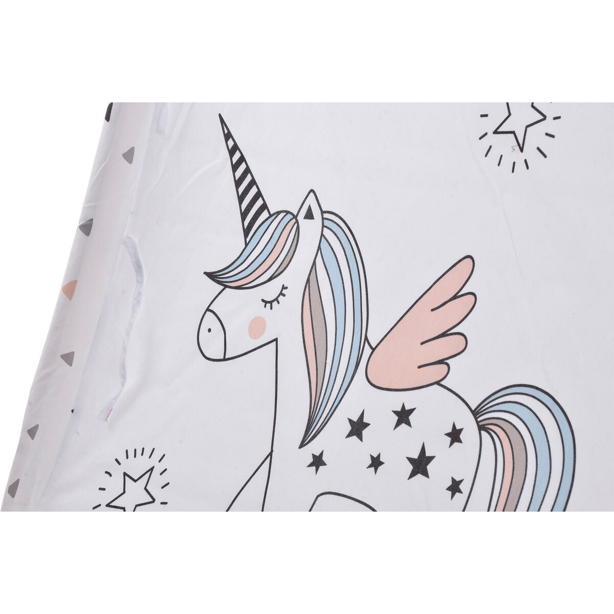Cort DKD Home Decor Bumbac Lemn Unicorn (110 x 110 x 106 cm) - Jucarii si jocuri, În aer liber și sport