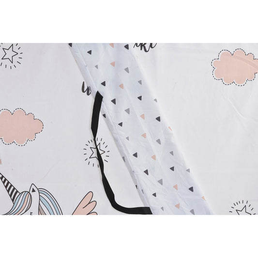Cort DKD Home Decor Bumbac Lemn Unicorn (110 x 110 x 106 cm) - Jucarii si jocuri, În aer liber și sport