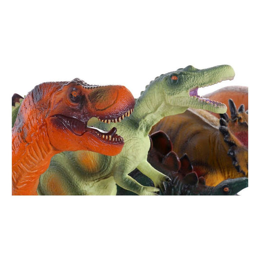 Dinozaur DKD Home Decor 6 Unități 48 x 23 x 34,5 cm Moale - Jucarii si jocuri, Păpuși și figurine
