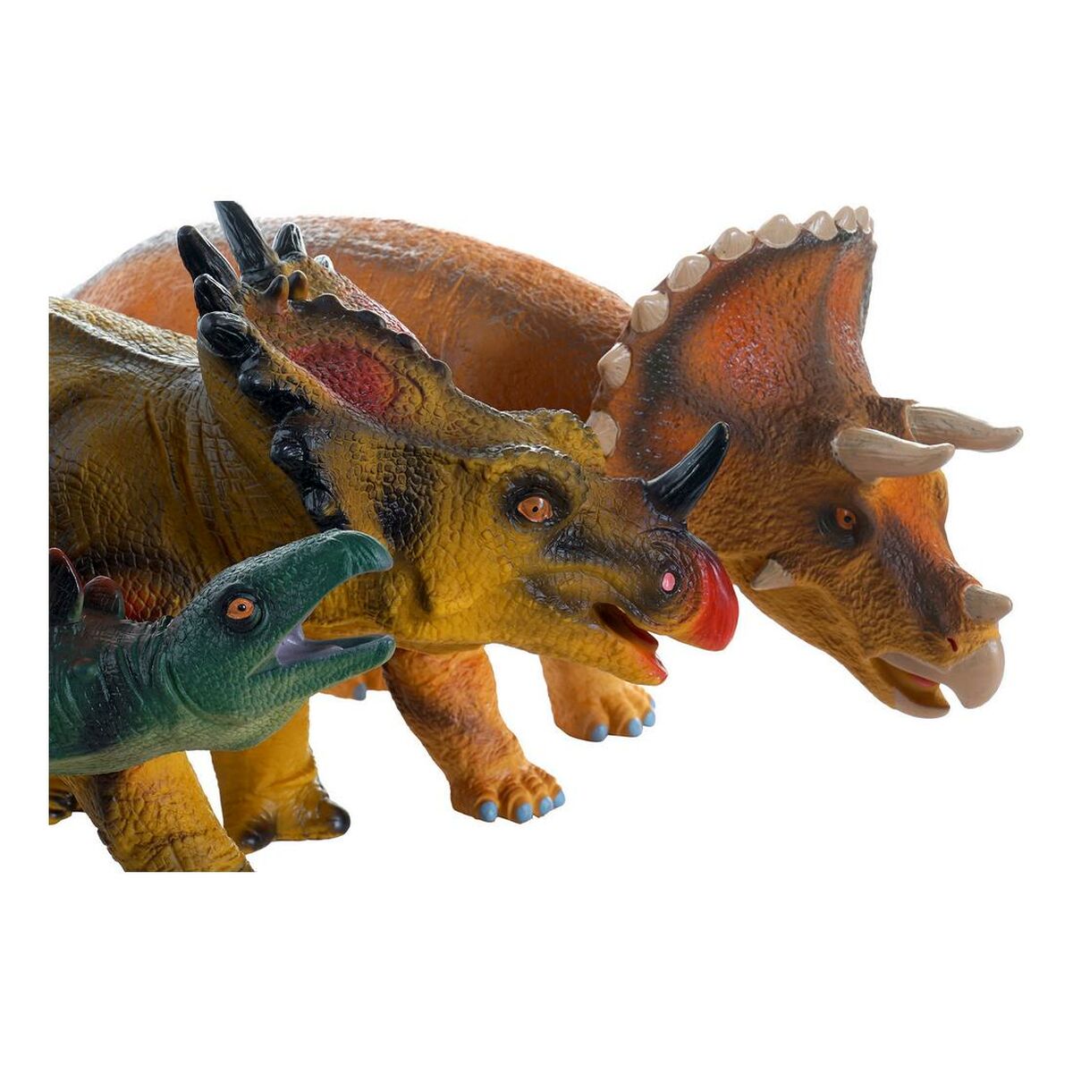 Dinozaur DKD Home Decor 6 Unități 48 x 23 x 34,5 cm Moale - Jucarii si jocuri, Păpuși și figurine