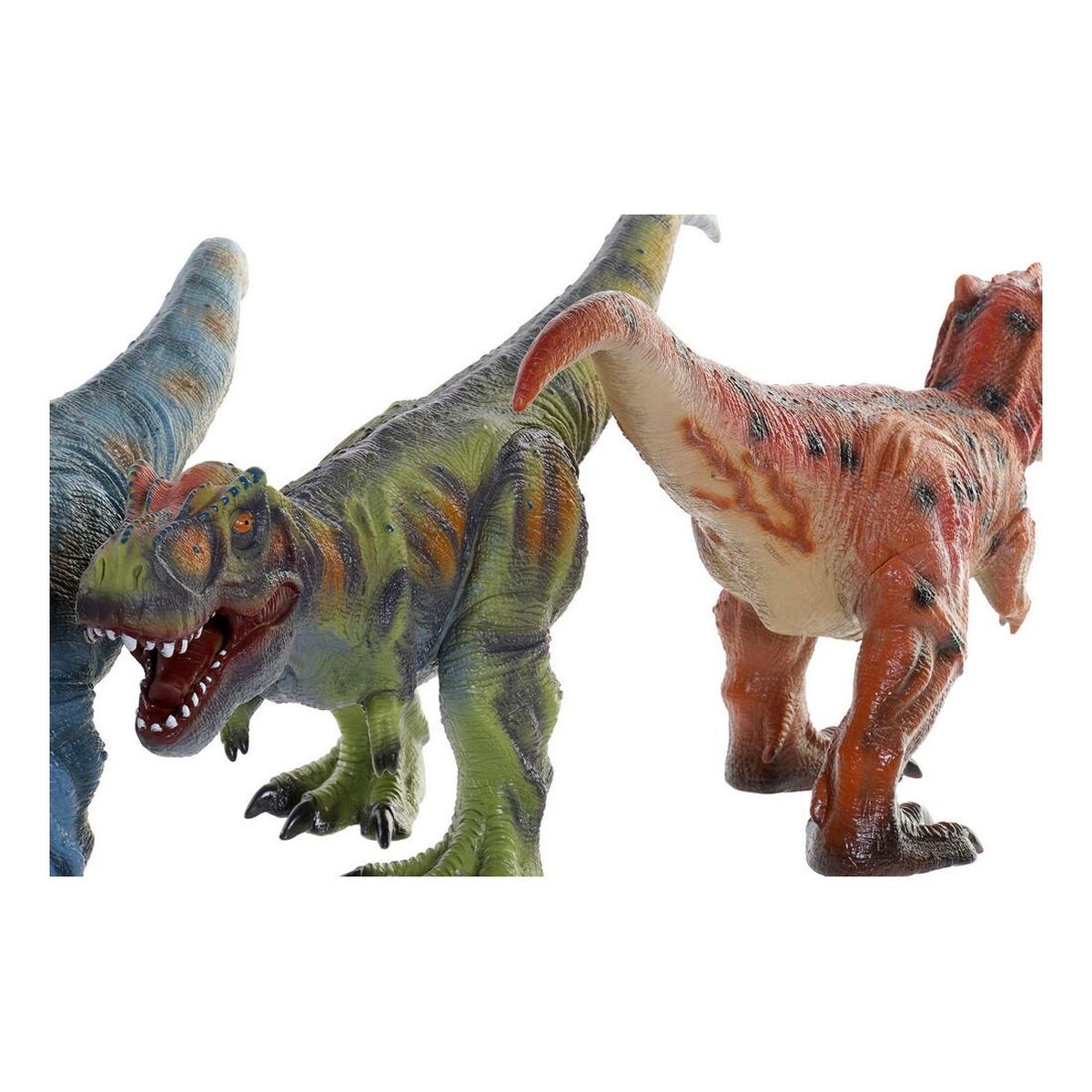 Dinozaur DKD Home Decor 3 Unități 12 Unități 60 x 17 x 28 cm Moale - Jucarii si jocuri, Păpuși și figurine