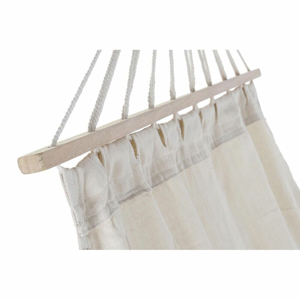 Hamac DKD Home Decor Bej Poliester Bumbac Pin Franjuri (280 x 100 x 130 cm) - Curte, Mobilier de grădină și accesorii