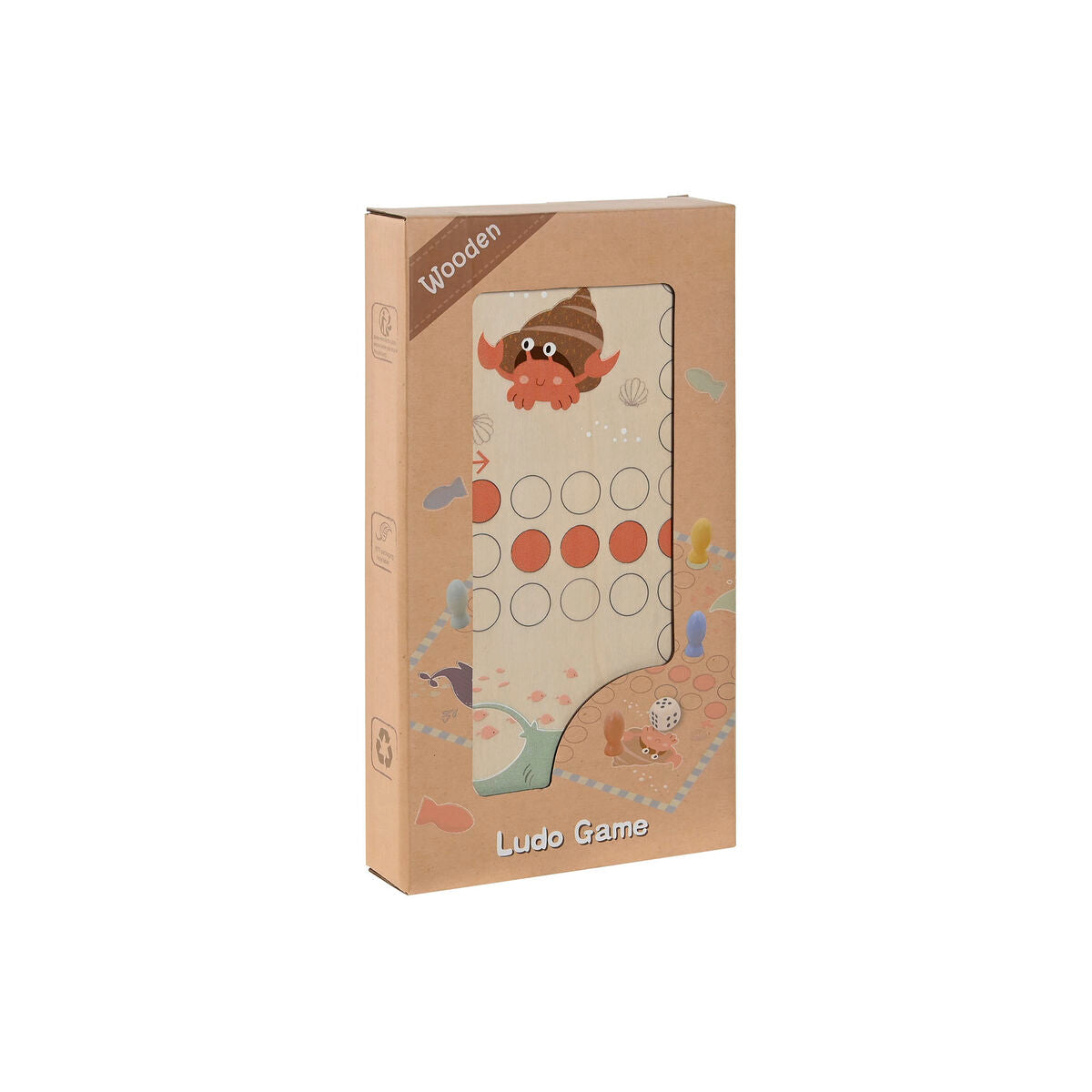 Parchis Home ESPRIT 26 x 13 x 3,3 cm - Jucarii si jocuri, Jocuri și accesorii