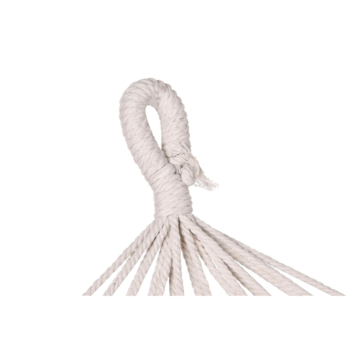 Hamac Suspendat Home ESPRIT Alb Franjuri 200 x 100 x 5 cm - Curte, Mobilier de grădină și accesorii