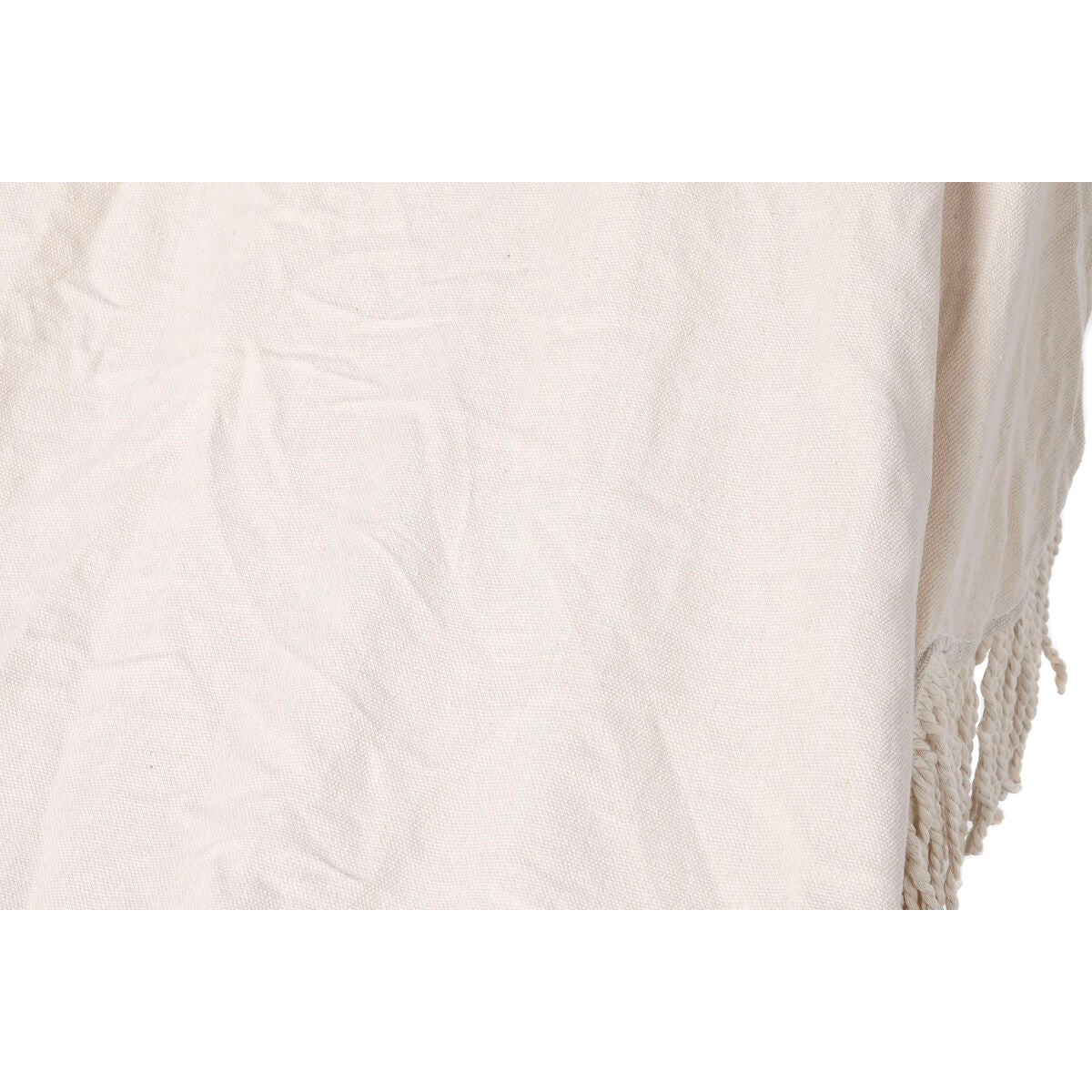 Hamac Suspendat Home ESPRIT Alb Franjuri 200 x 100 x 5 cm - Curte, Mobilier de grădină și accesorii