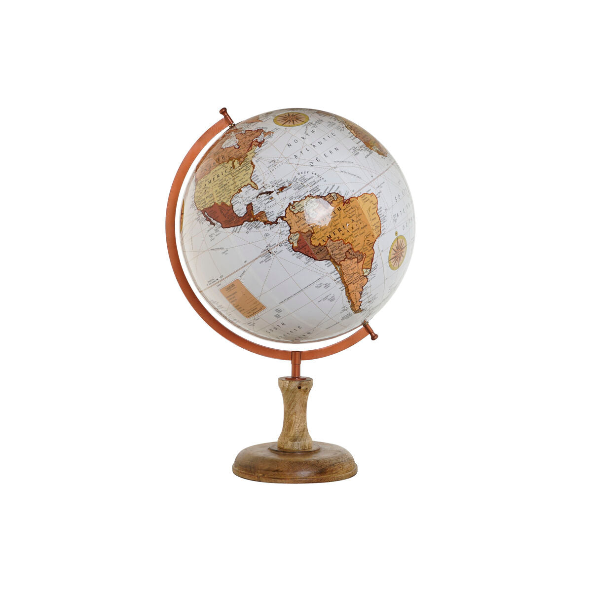 Glob Pământesc Home ESPRIT Maro PVC Lemn de mango 47 x 45 x 70 cm - Birou și papetărie, Material școlar și educațional