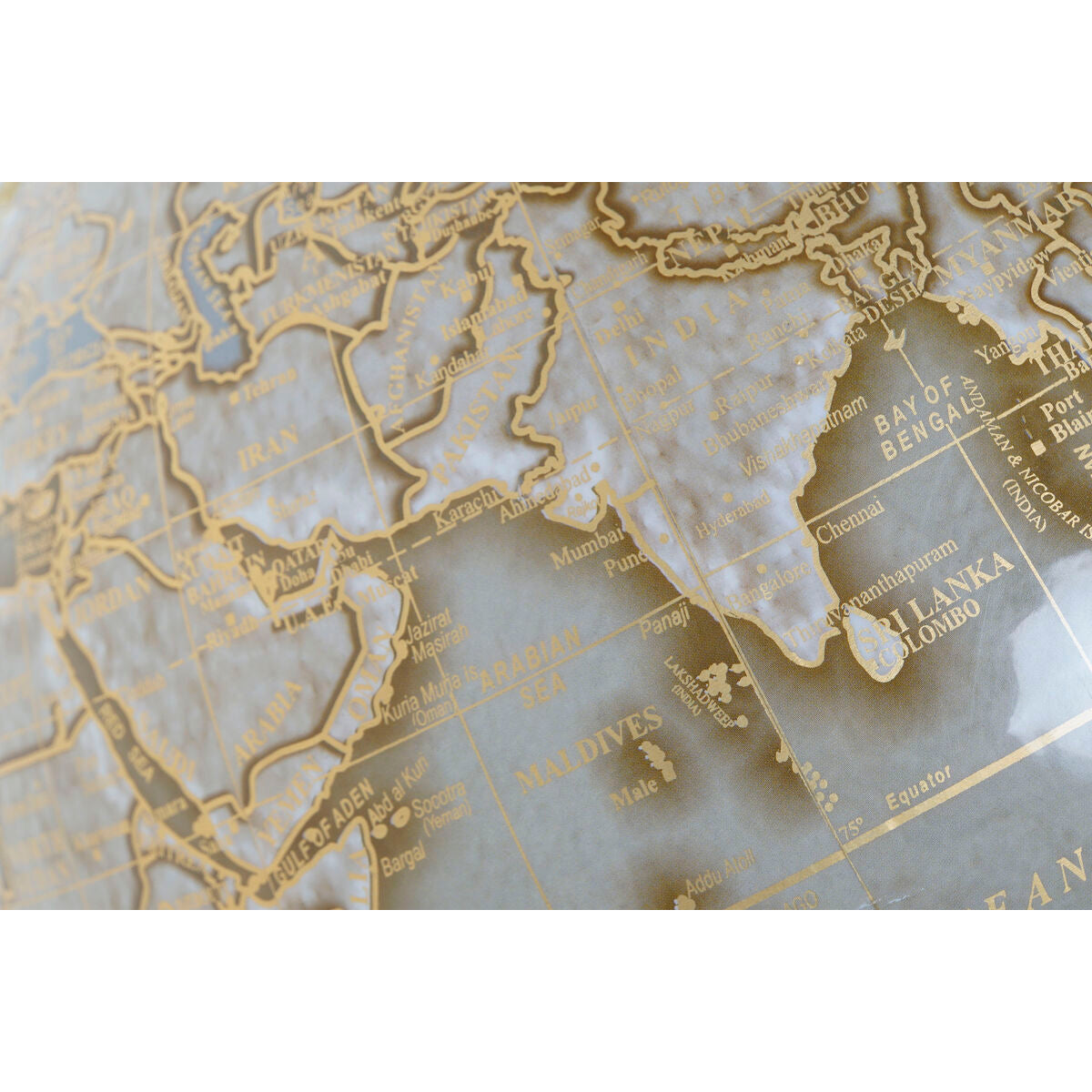 Glob Pământesc Home ESPRIT Maro PVC Lemn de mango 27 x 25 x 43 cm - Birou și papetărie, Material școlar și educațional