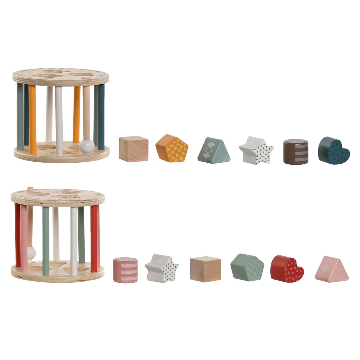 Joc Educativ Home ESPRIT 13 x 13 x 11 cm (2 Unități) - Jucarii si jocuri, Jocuri și accesorii
