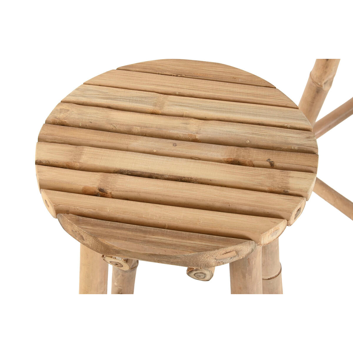 Set de Masă cu 2 Scaune Home ESPRIT Bambus 50 x 50 x 105 cm - Acasă și bucătărie, Mobilă
