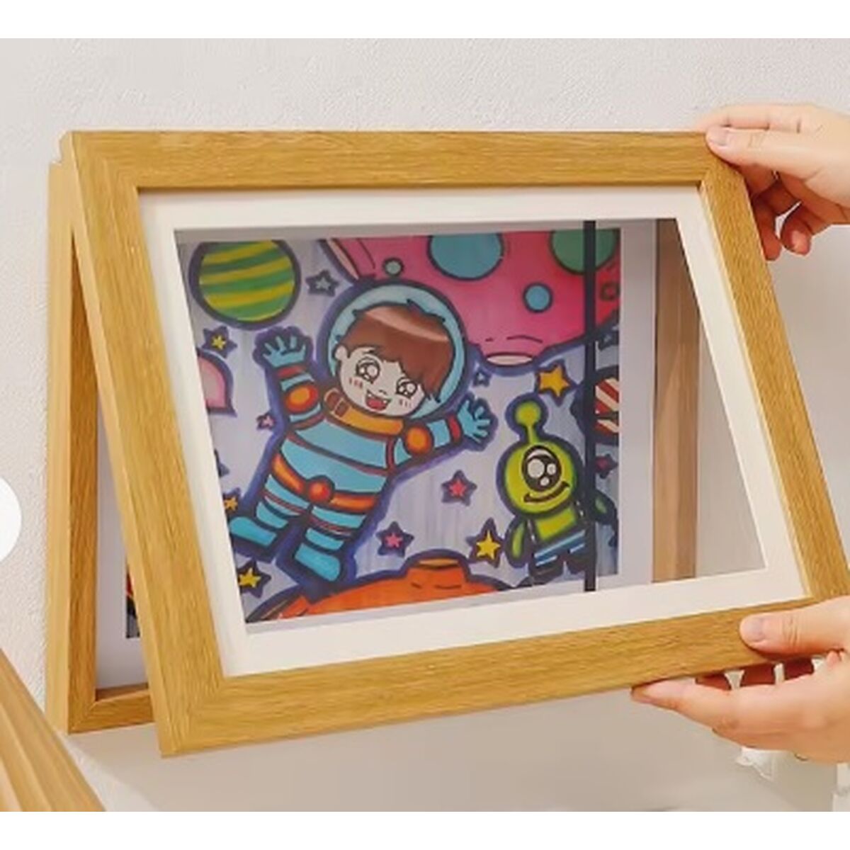 Tablou Home ESPRIT Alb Natural 34 x 3 x 44 cm - Acasă și bucătărie, Decorațiune interioară