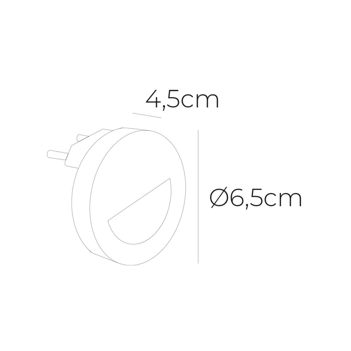 Lumină de veghe EDM 04043 Multicolor Rotund Prize - Iluminare, Iluminat interior