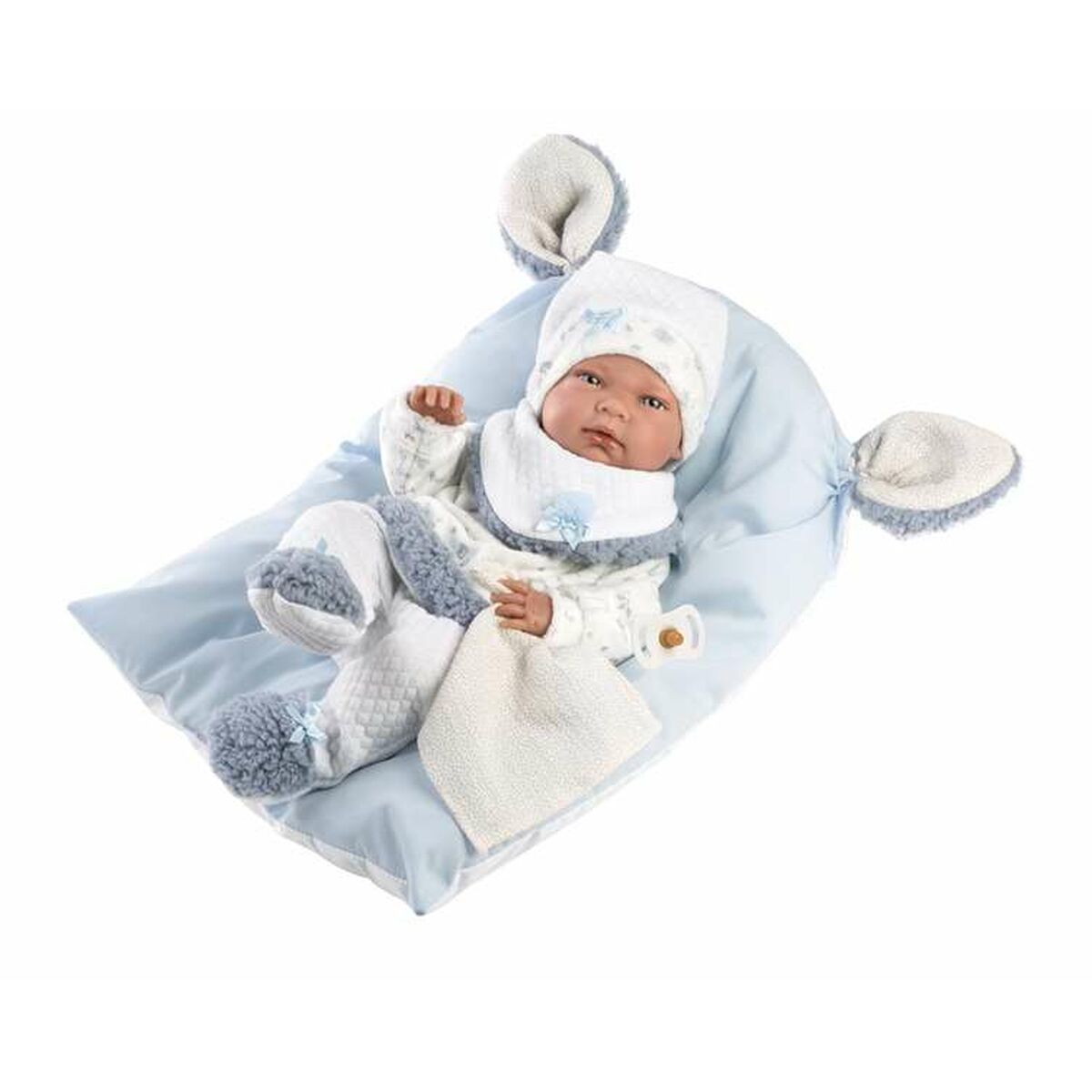 Păpușă Bebe Llorens Nico Albastru 40 cm - Jucarii si jocuri, Păpuși și accesorii
