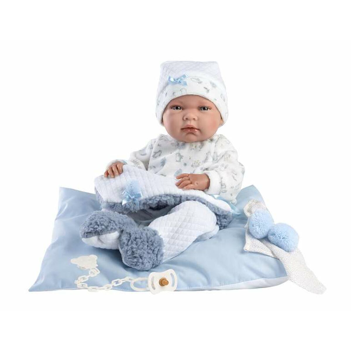 Păpușă Bebe Llorens Nico Albastru 40 cm - Jucarii si jocuri, Păpuși și accesorii
