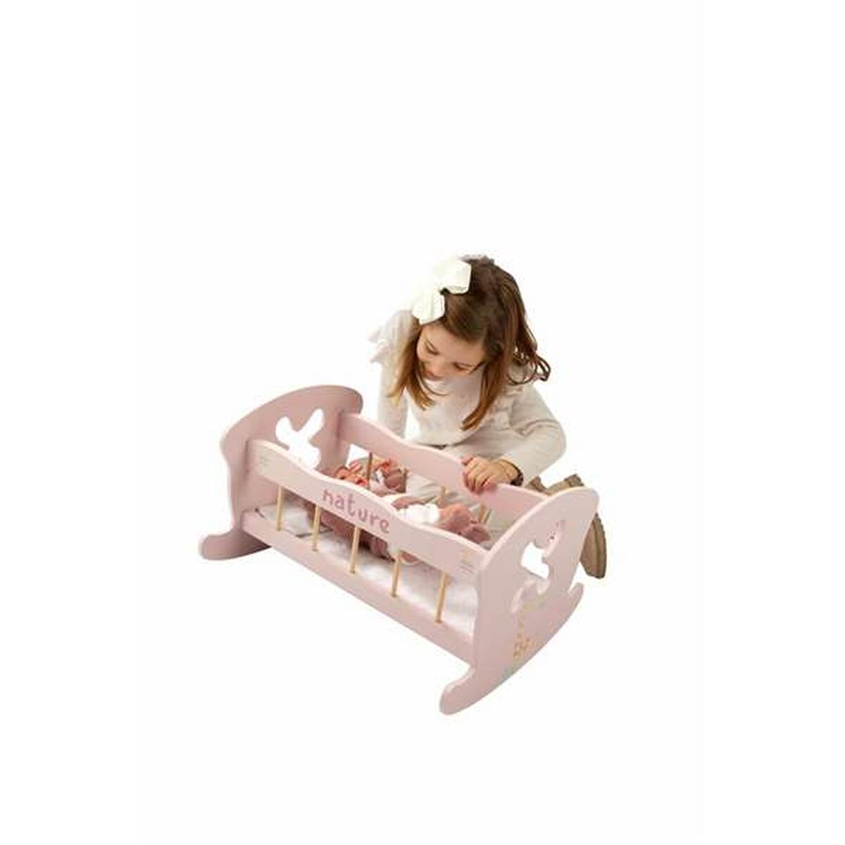 Pătuț pentru Păpuși Arias 50 x 39,5 x 29,5 cm - Jucarii si jocuri, Păpuși și accesorii