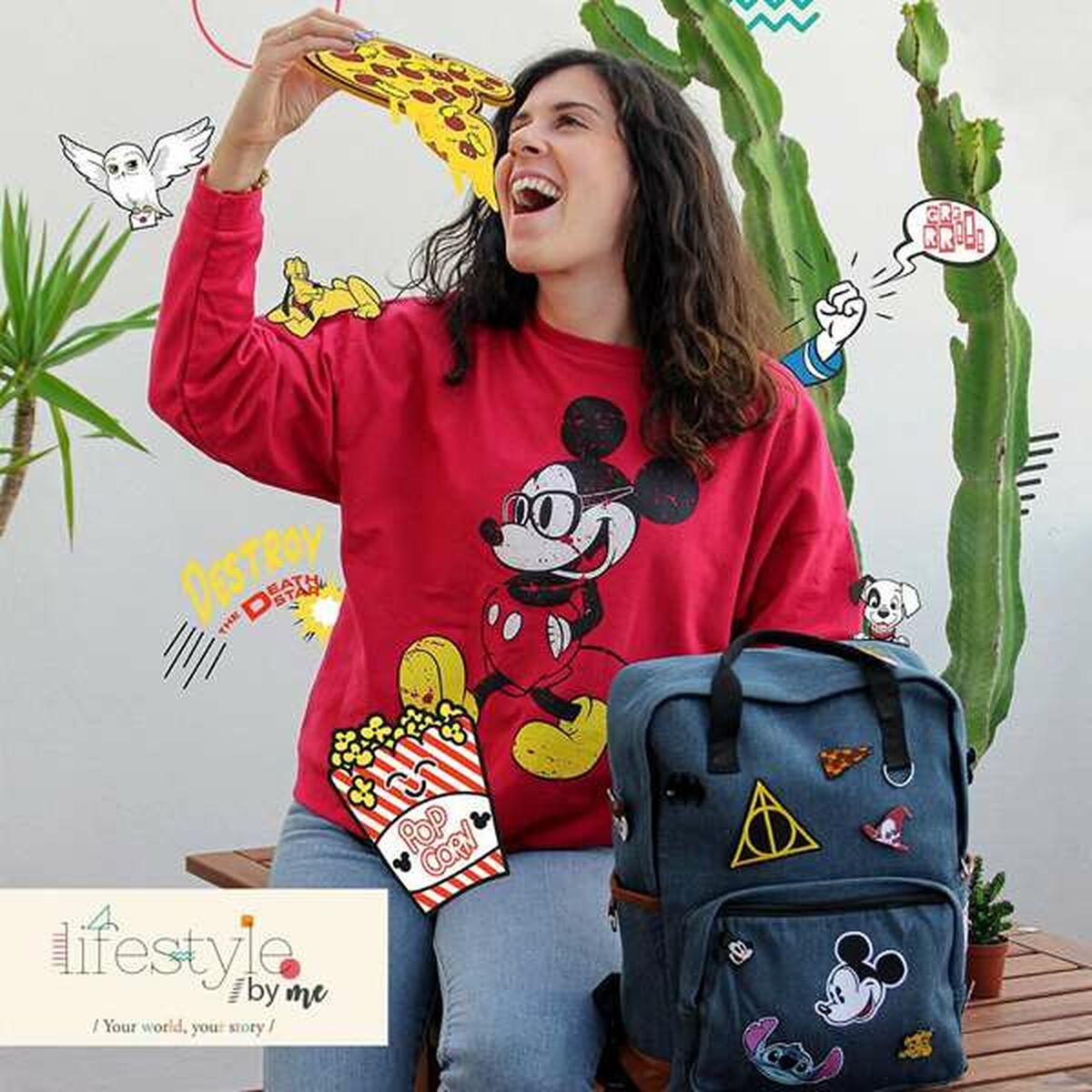 Broșă Mickey Mouse 2600000521 Poliester - Bijuterii, Femeie