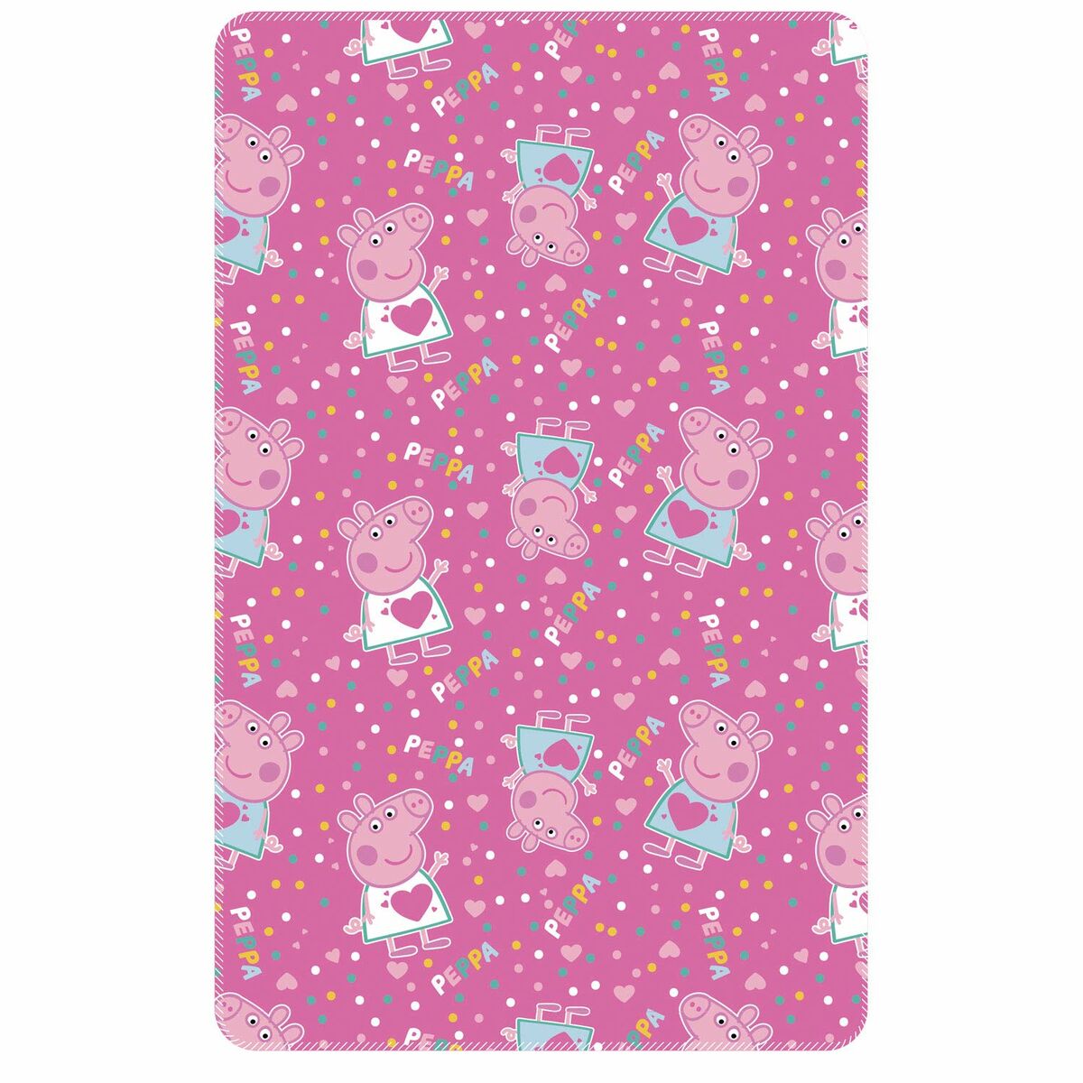 Pătură Peppa Pig Cosy Corner Roz (95 x 150 cm) - Acasă și bucătărie, Textile de uz casnic