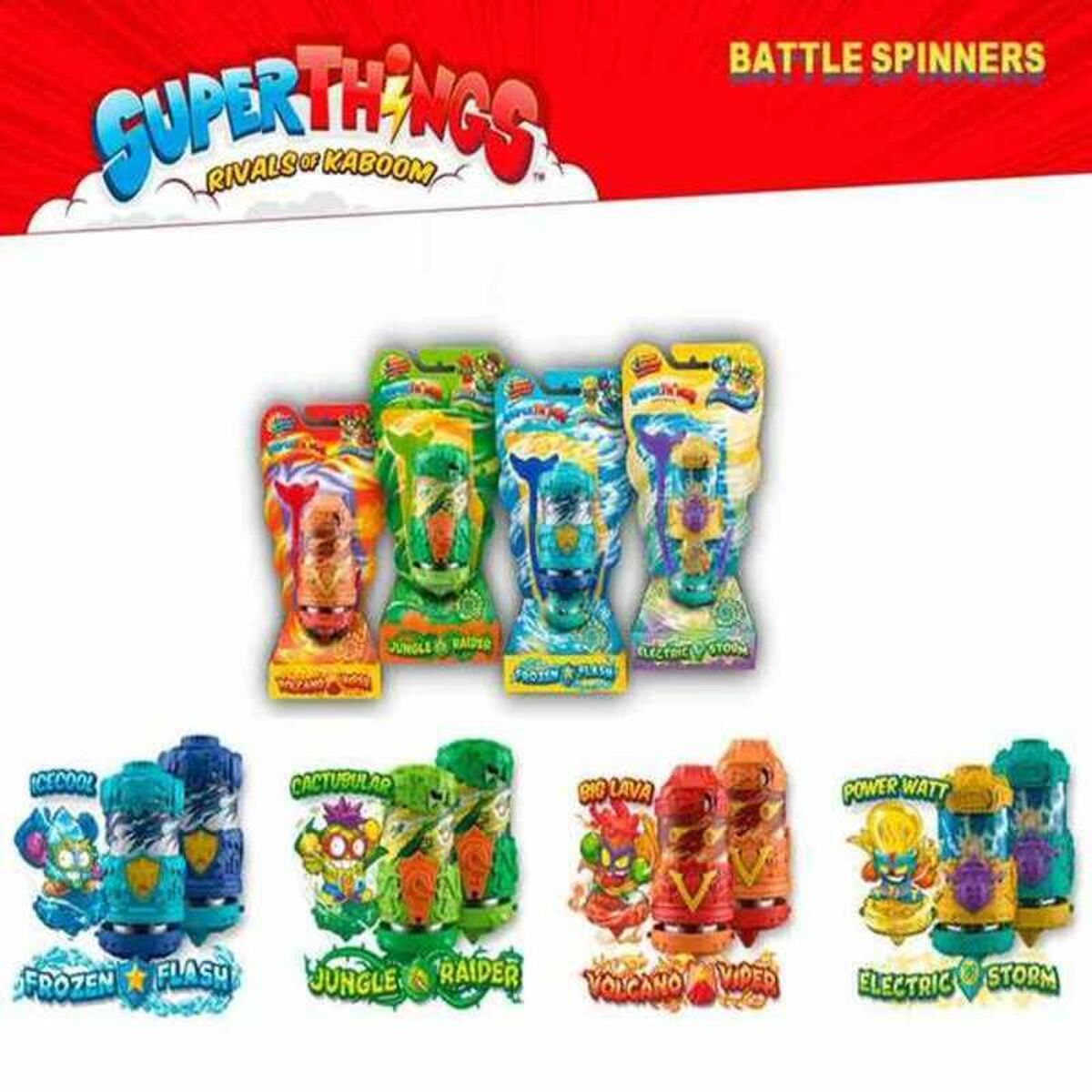 Playset SuperThings Battle Spinners 15,3 x 7 x 24,5 cm - Jucarii si jocuri, Păpuși și figurine