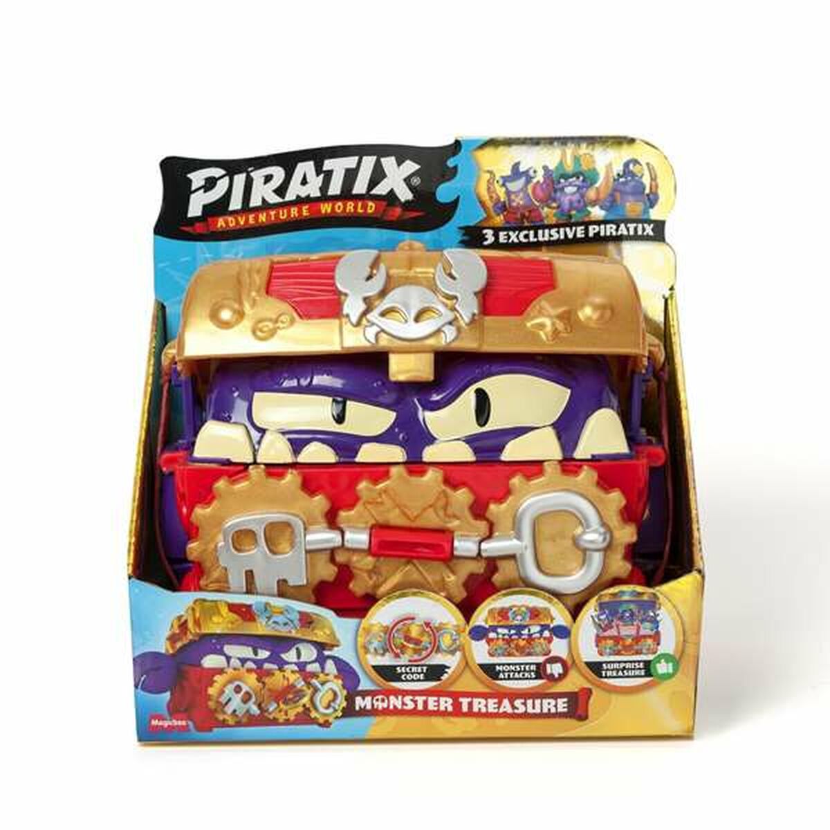 Playset Magicbox Piratix 16,8 x 17,3 x 11,9 cm Cufăr - Jucarii si jocuri, Păpuși și figurine