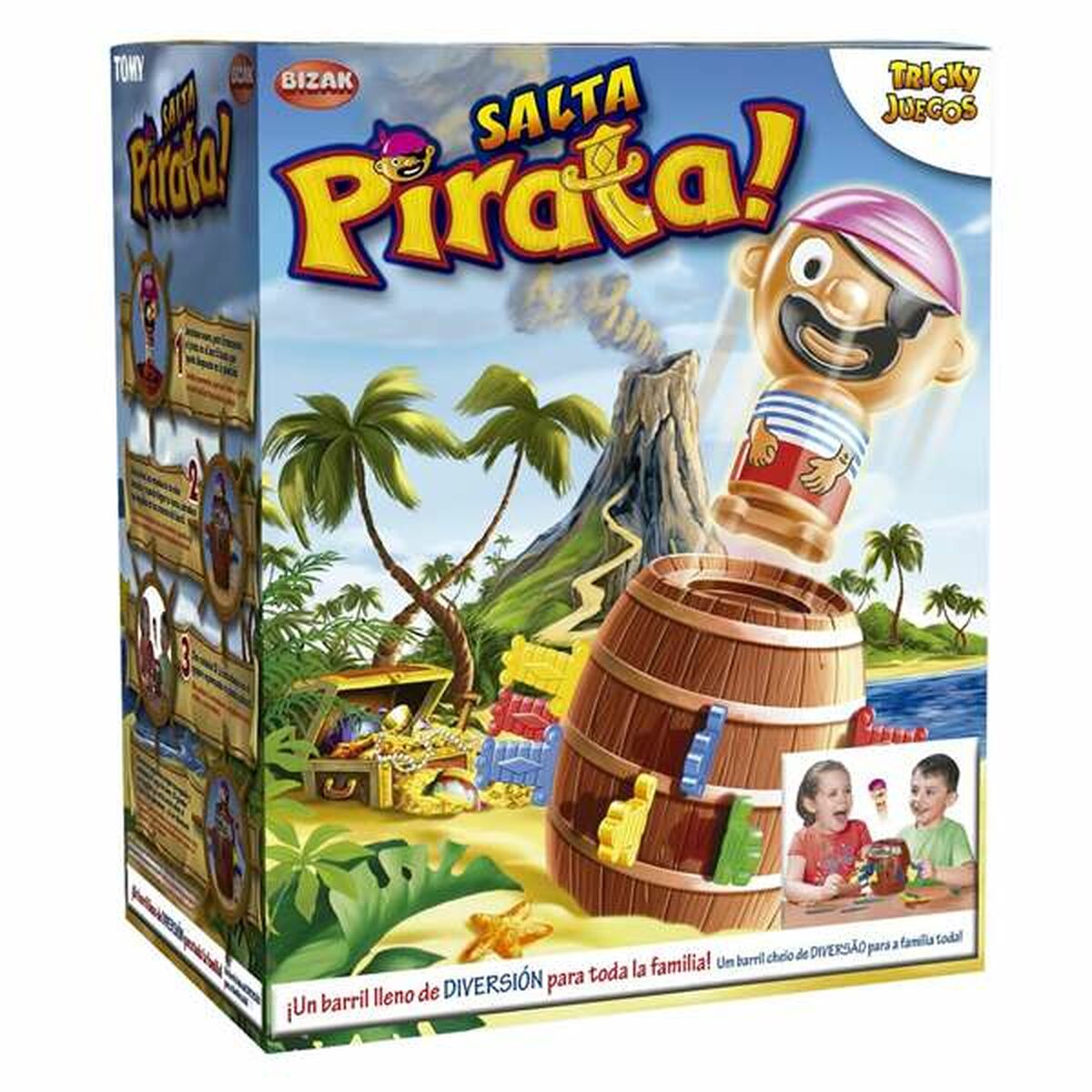 Joc de Îndemânare Bizak Salta Pirata - Jucarii si jocuri, Jocuri și accesorii