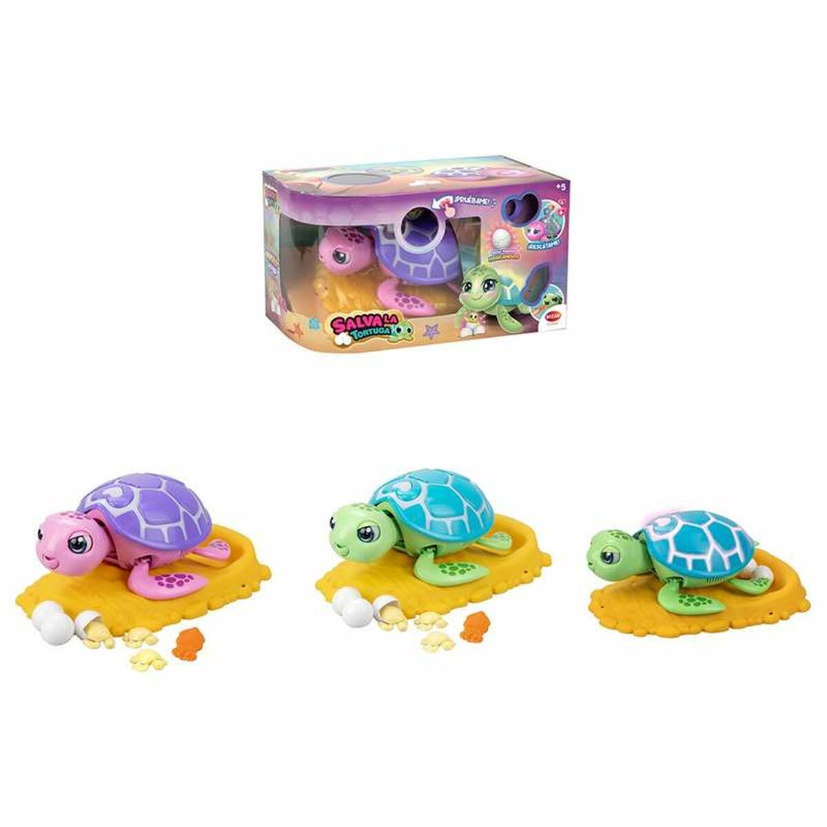 Animal de Companie Interactiv Bizak 19,2 x 34 x 20 cm Broască țestoasă - Jucarii si jocuri, Jucării electronice