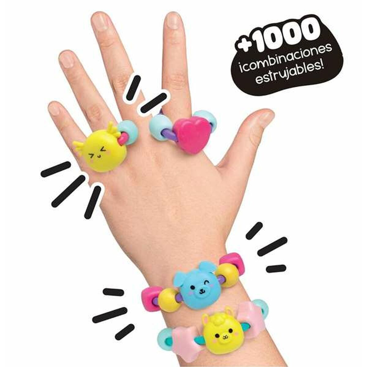 Kit de Creare Brățări și Coliere Bizak Super Squeeze - Jucarii si jocuri, Activități creative