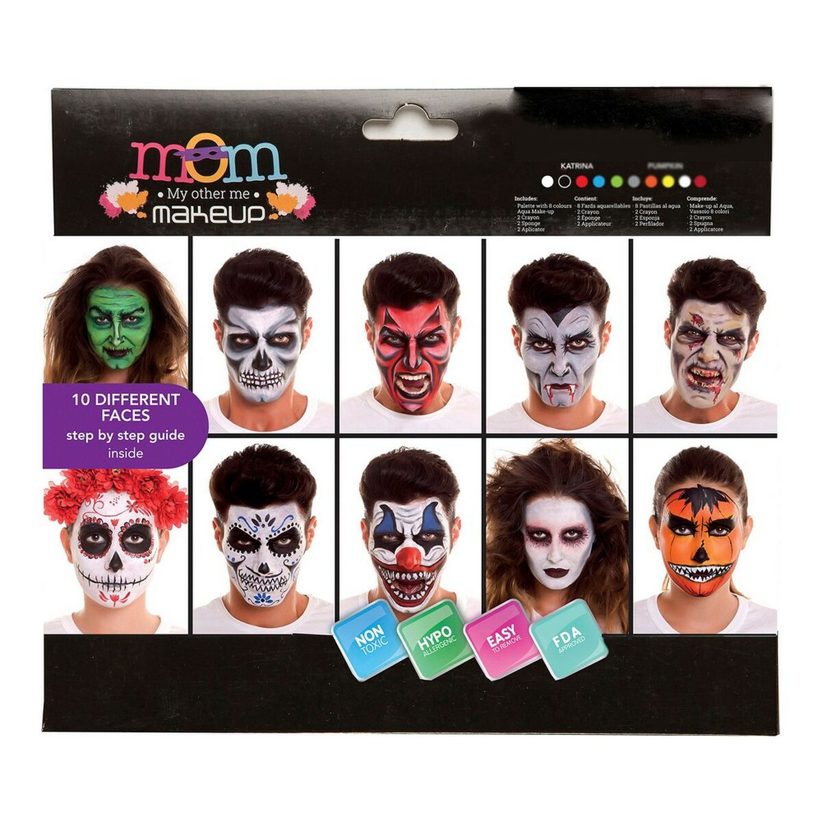 Set de Machiaj My Other Me Deluxe Adulți Halloween (20 x 23 x 2 cm) - Jucarii si jocuri, Costume și accesorii