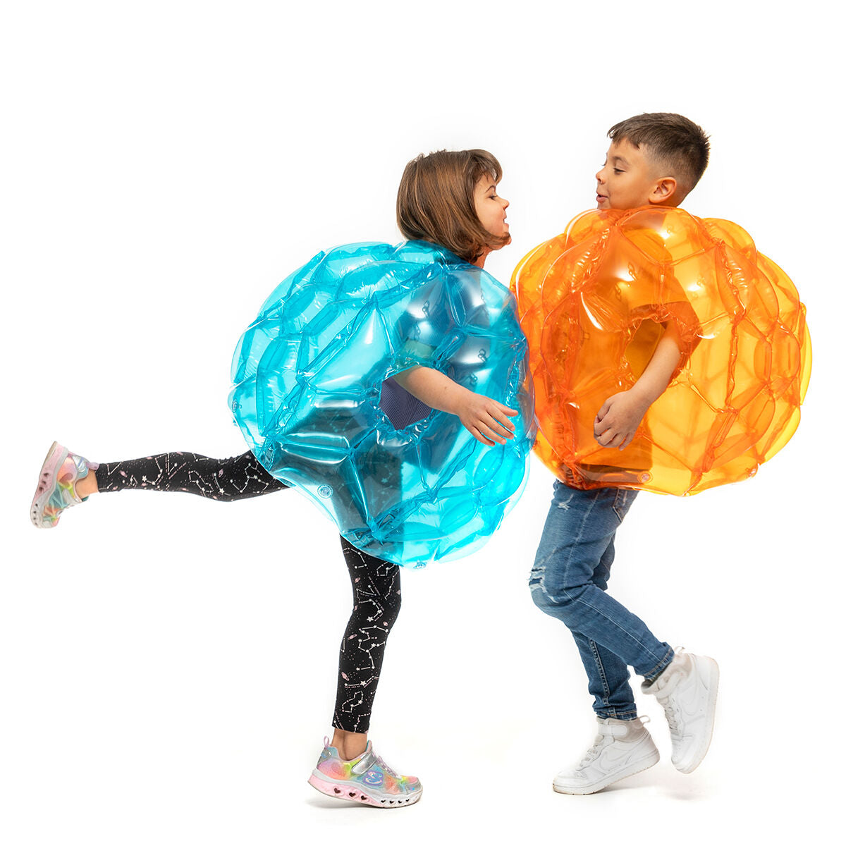 Minge Bulă Gigant Gonflabil cu Amortizoare Bumpoy InnovaGoods 2 Unități - Jucarii si jocuri, În aer liber și sport