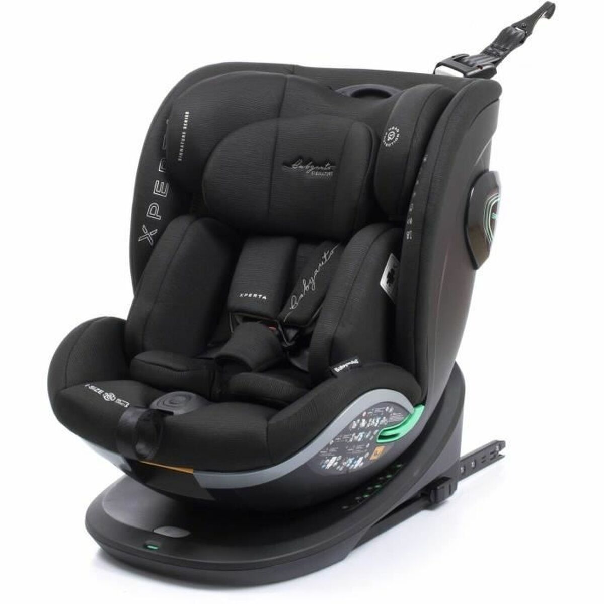 Scaun Auto Babyauto XPERTA BLACK LINE Negru 0 (de 0 a 10 kilos) 0+ (de 0 a 13 kilos) I (9 - 18 kg) II (15-25 kg) III (22 - 36 kg - Bebelus, Scaune auto și accesorii