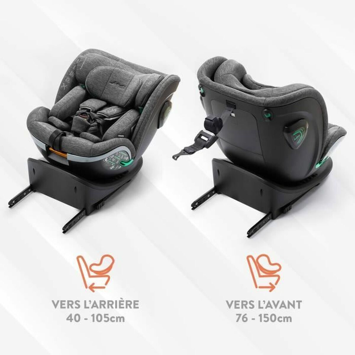 Scaun Auto Babyauto XPERTA BLACK LINE Negru 0 (de 0 a 10 kilos) 0+ (de 0 a 13 kilos) I (9 - 18 kg) II (15-25 kg) III (22 - 36 kg - Bebelus, Scaune auto și accesorii