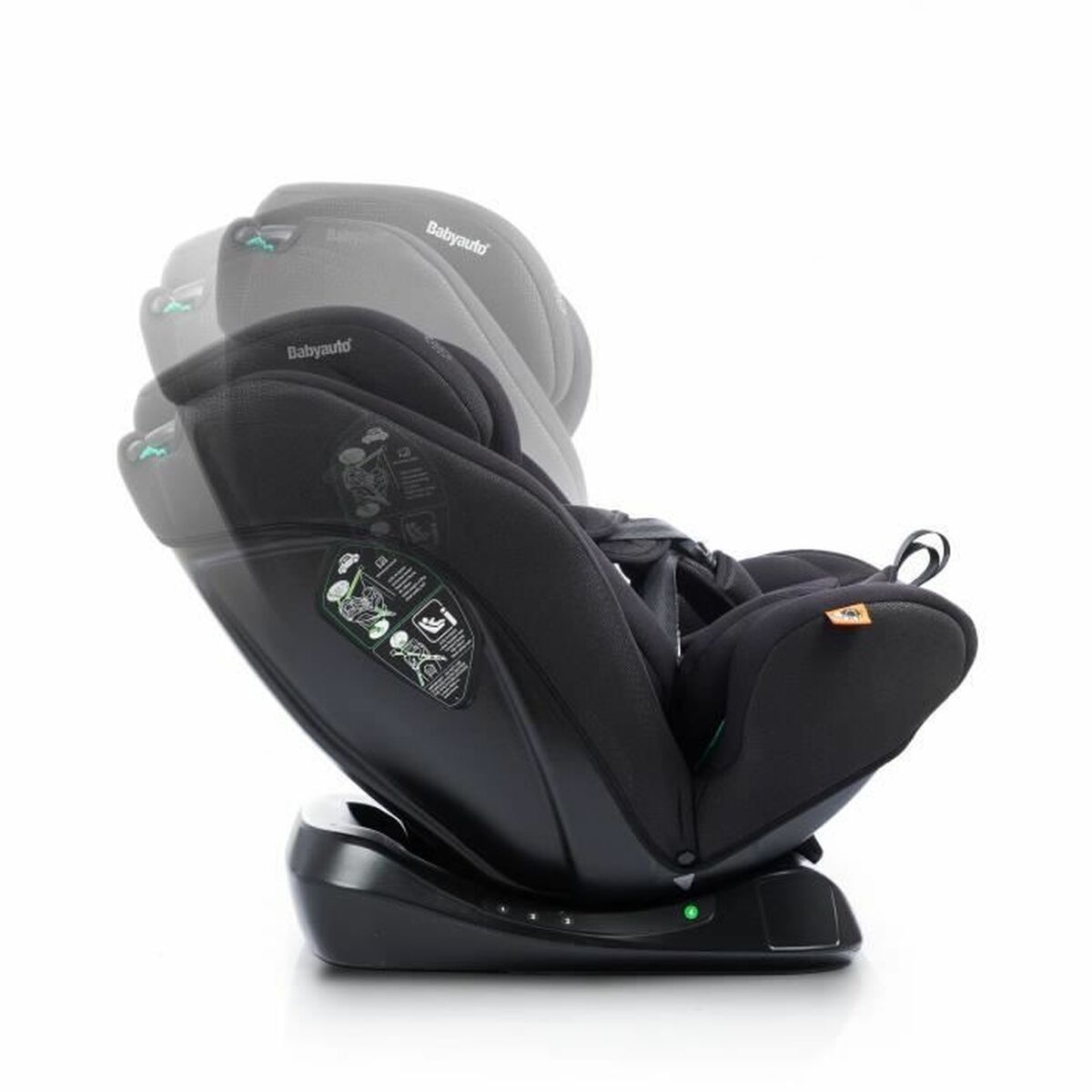 Scaun Auto Babyauto LOLO IBELT Negru 0 (de 0 a 10 kilos) I (9 - 18 kg) II (15-25 kg) III (22 - 36 kg) Infantil ECE R129/04 - Bebelus, Scaune auto și accesorii
