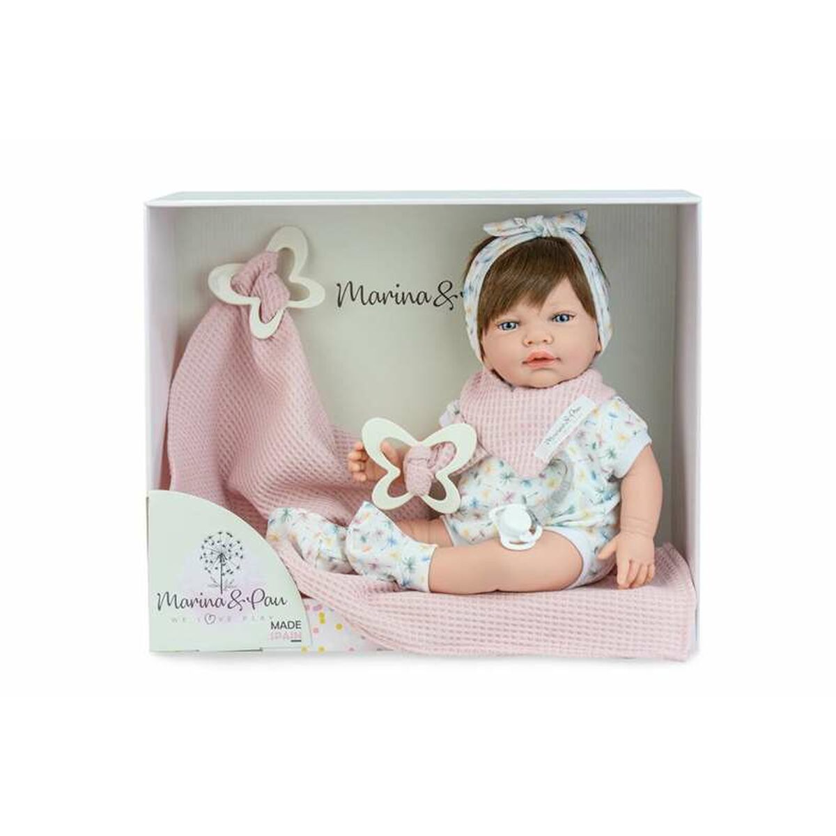 Păpușă bebeluș Marina & Pau Sweet Baby Farfalla 42 cm - Jucarii si jocuri, Păpuși și accesorii