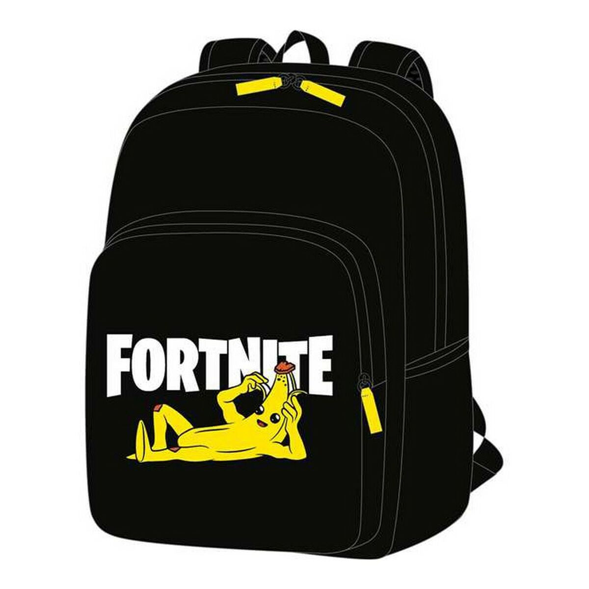 Ghiozdan Fortnite Crazy Banana Adaptabil la căruciorul rucsacului (41 x 30,5 x 12 cm) - Birou și papetărie, Material școlar și educațional