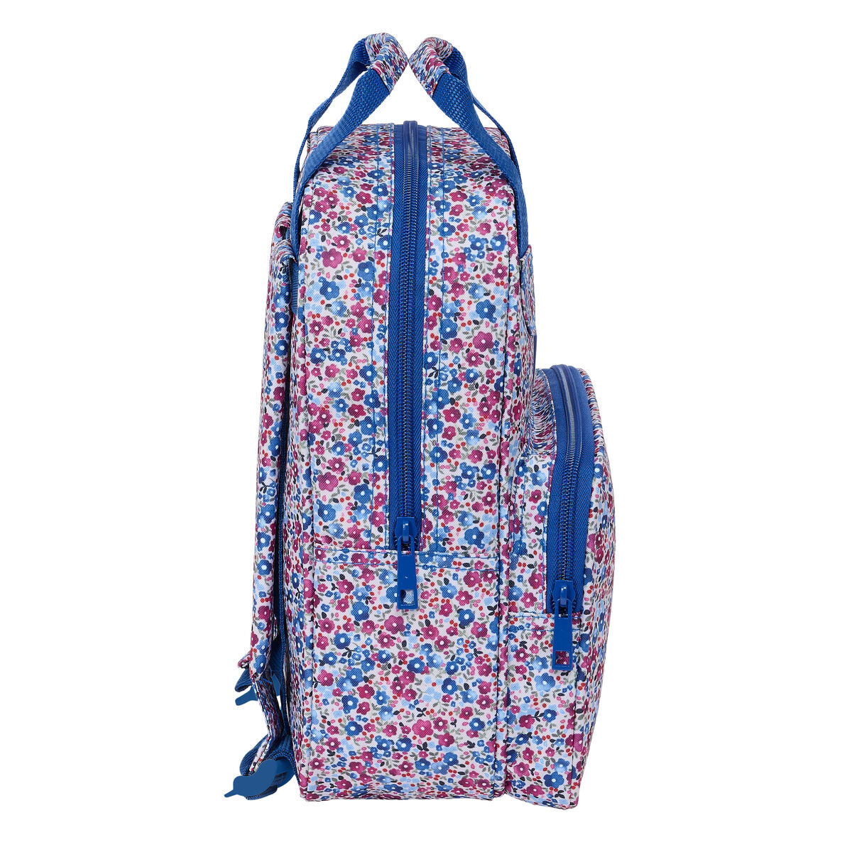 Ghiozdan Nait Nait Flores coimbra azul Albastru 20 x 28 x 8 cm - Birou și papetărie, Material școlar și educațional