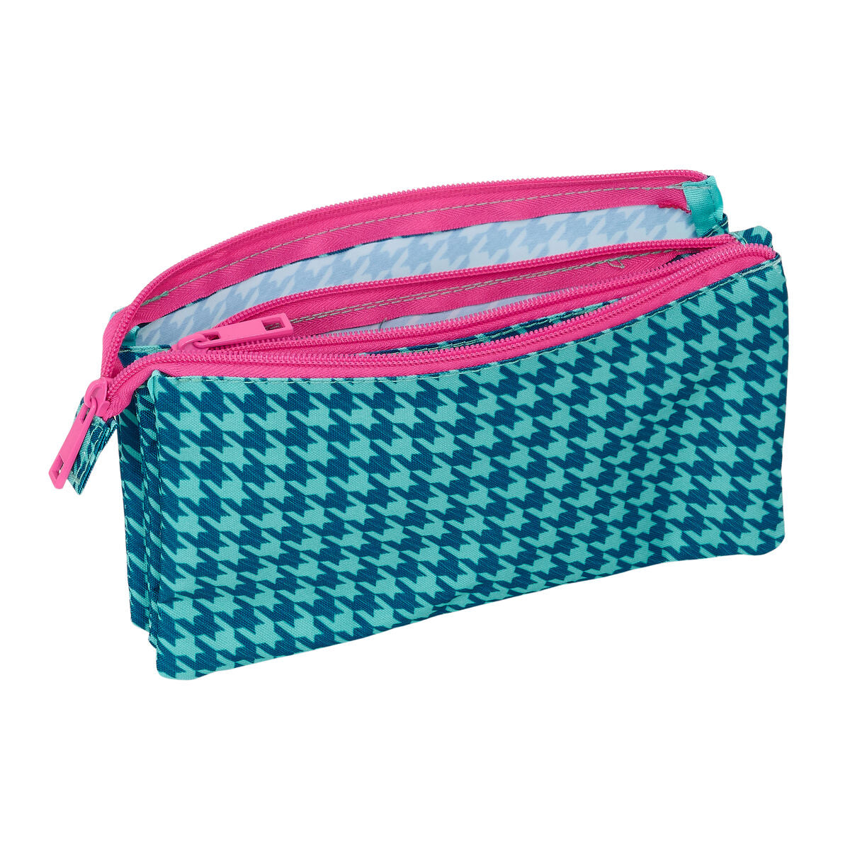 Geantă Universală Nait Nait Pata de gallo verde Verde 22 x 12 x 3 cm - Birou și papetărie, Material școlar și educațional