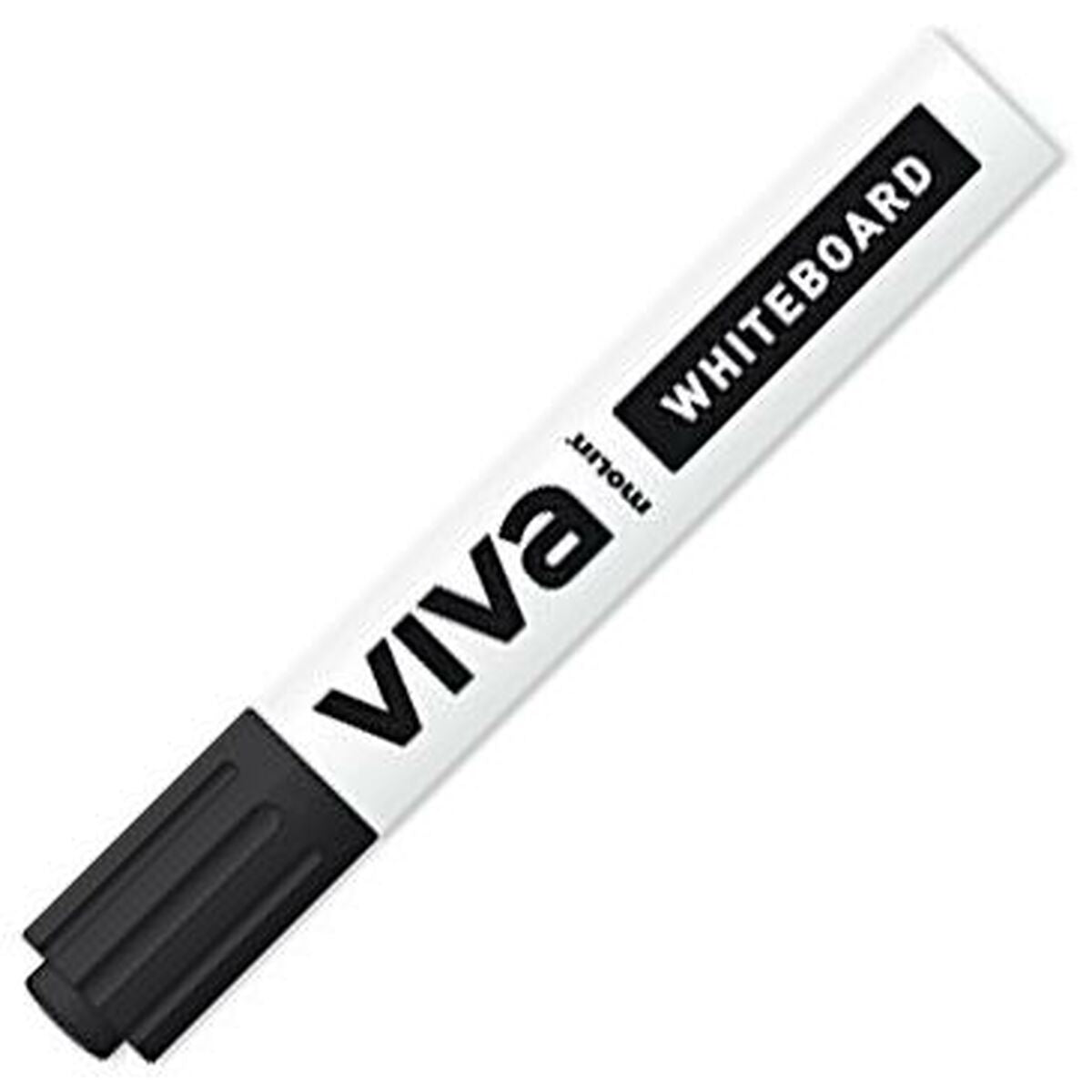 Marker pentru tablă albă Molin Viva Negru (12 Unități) - Birou și papetărie, Pixuri, creioane și articole de scris