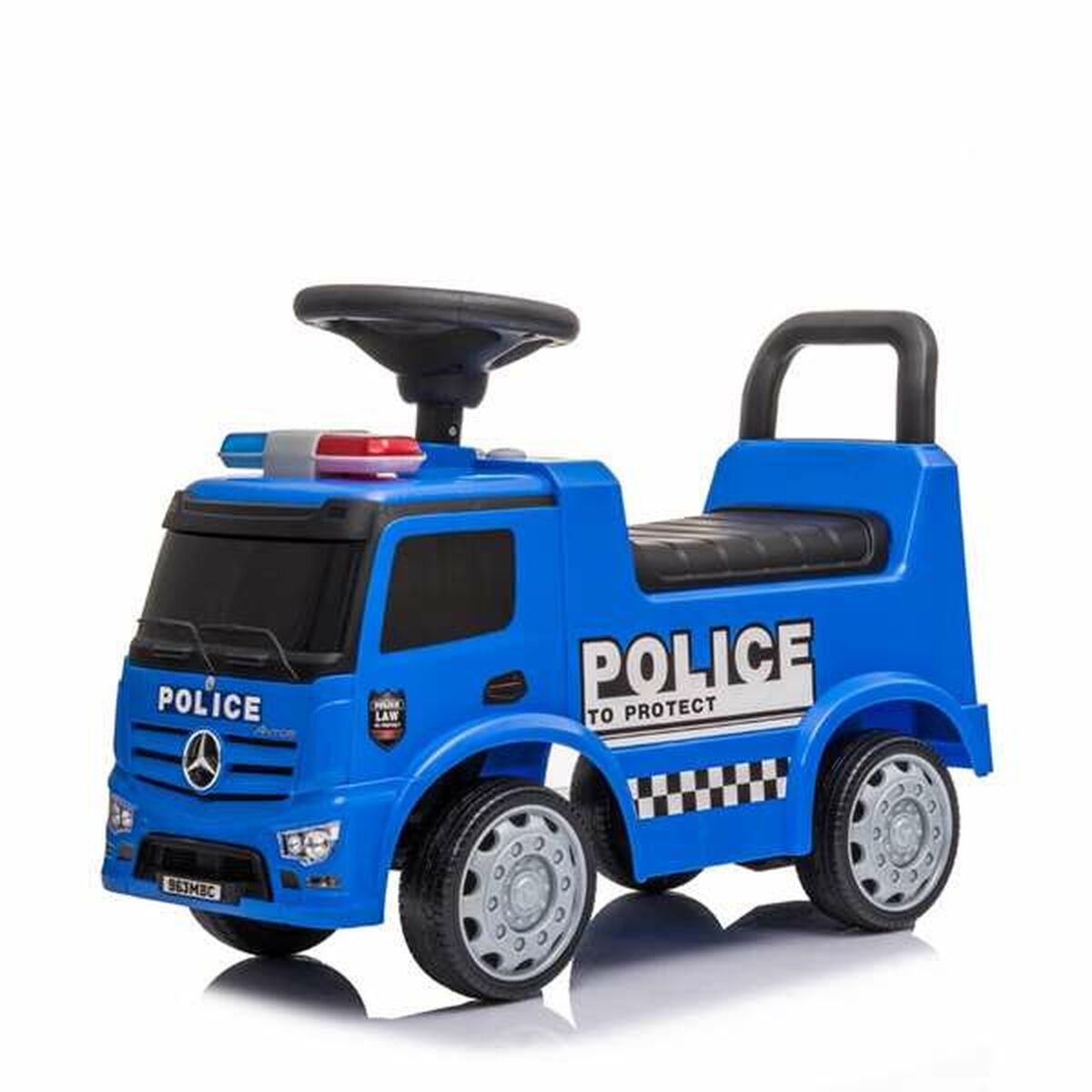 Mașină-Premergător Mercedes Benz Truck Actros Police Albastru - Jucarii si jocuri, În aer liber și sport
