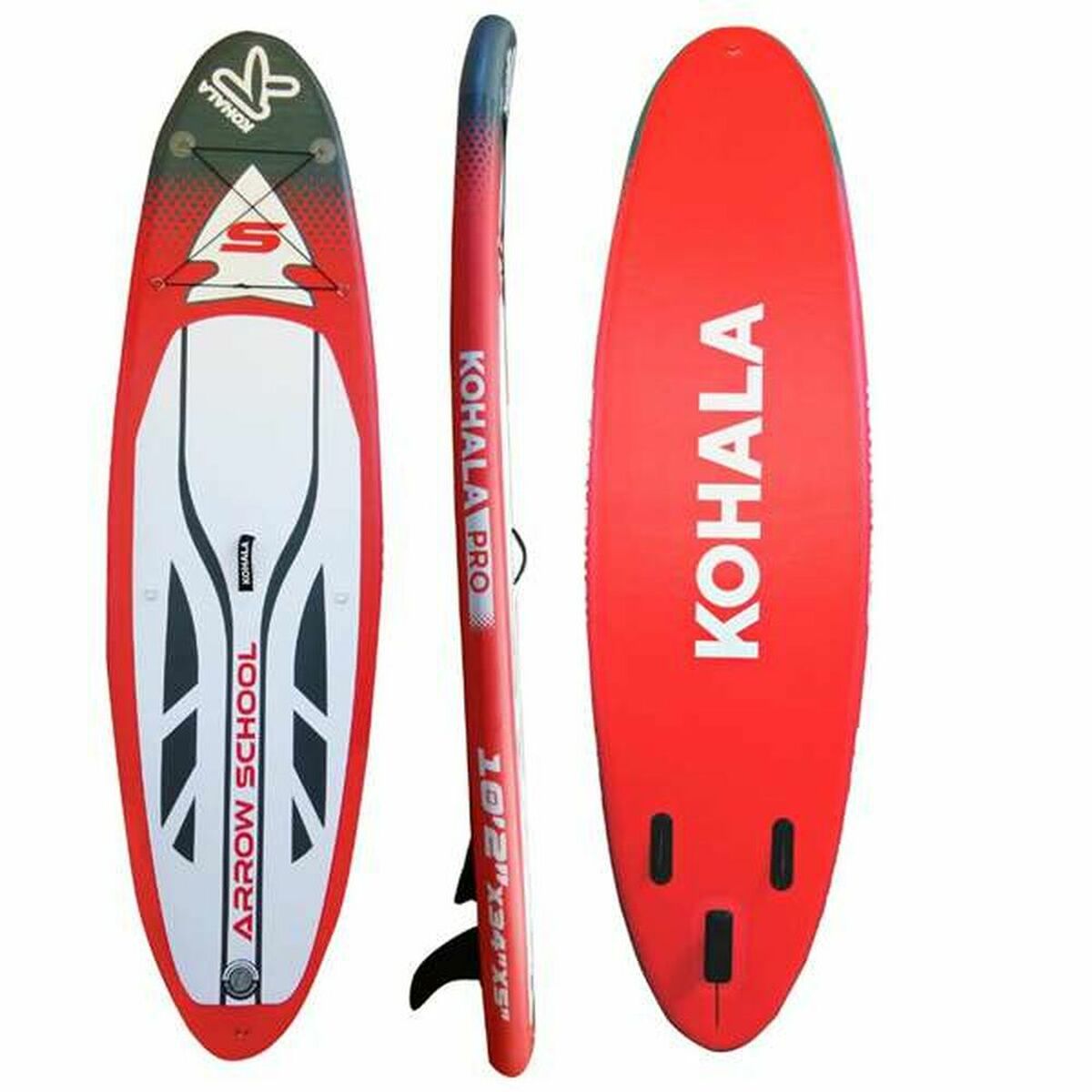 Stand Up Paddle Board Kohala Arrow School Roșu 15 PSI 310 x 84 x 12 cm (310 x 84 x 12 cm) - Sport și în aer liber, Sporturi acvatice