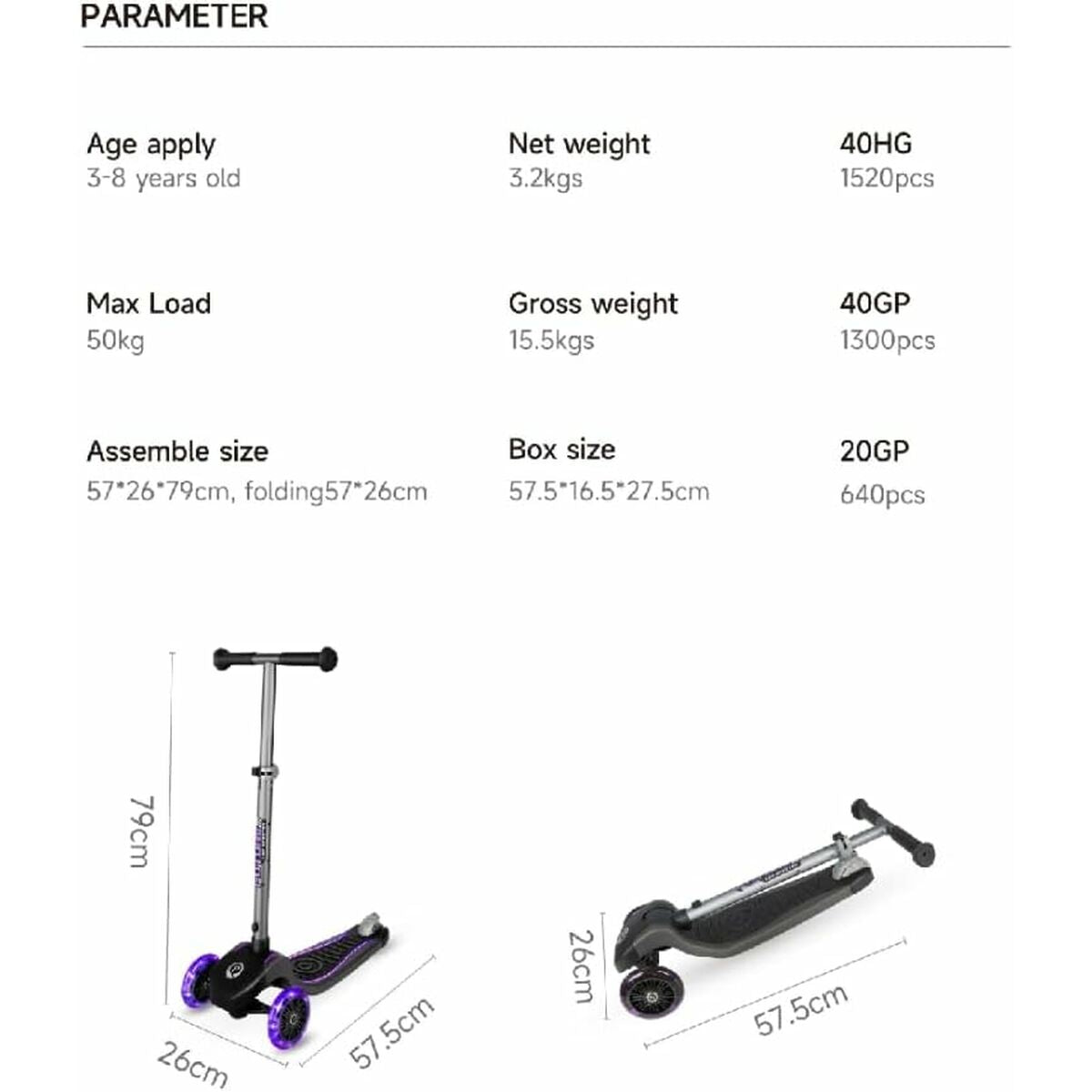 Trotinetă Ociotrends Eco Future Scooter Verde 3 roți - Sport și în aer liber, Mobilitate urbană