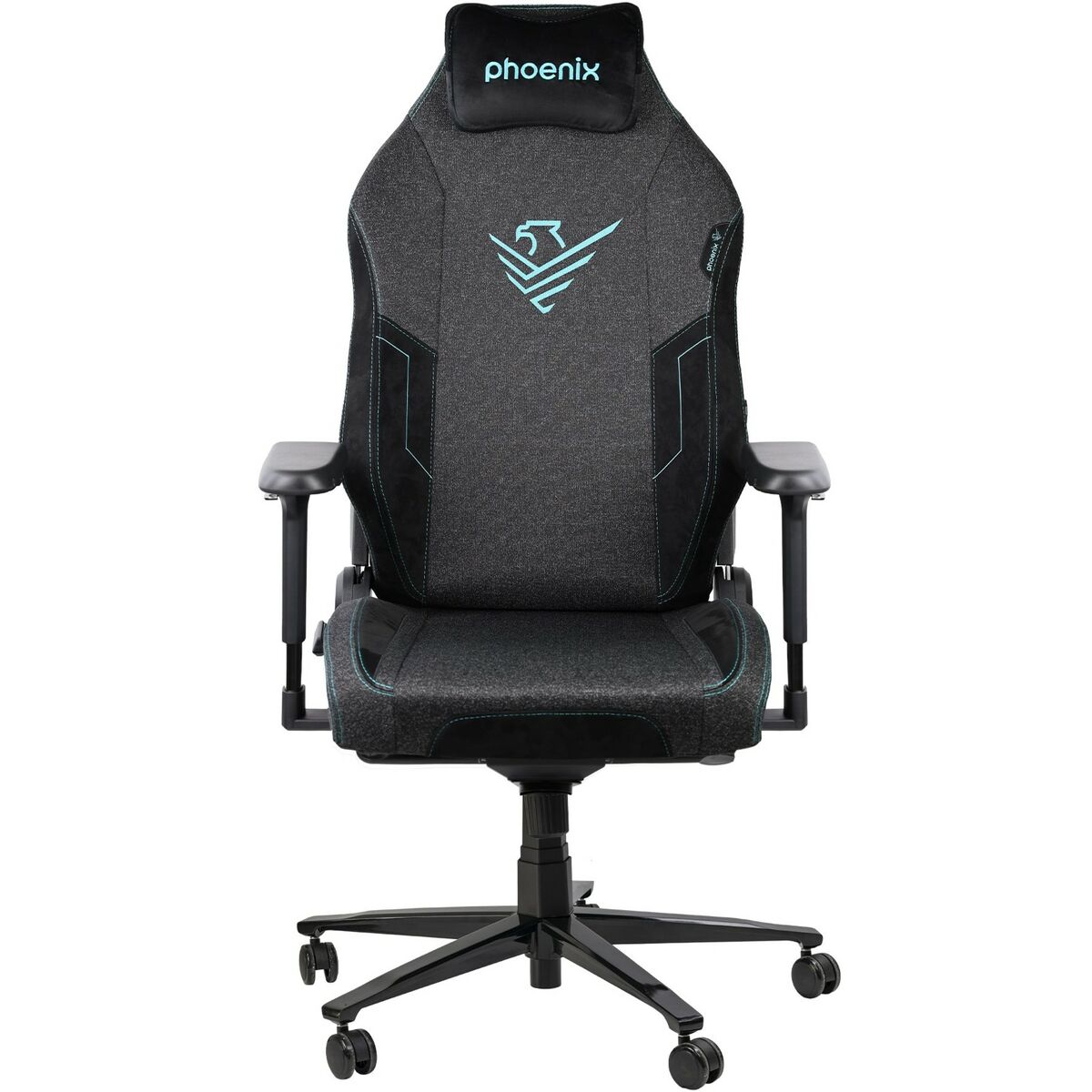 Scaun Gaming Phoenix MONARCH Negru - Acasă și bucătărie, Mobilă