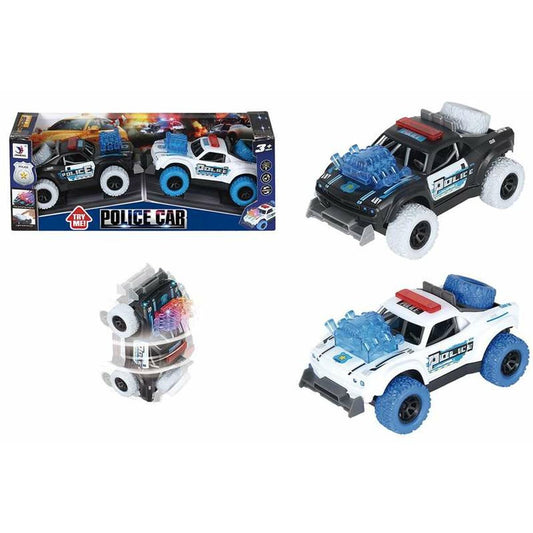 Mașinuță de jucărie cu mecanism de frecare 16 x 10 x 8 cm Sunet Lumini 2 Unități - Jucarii si jocuri, Vehicule