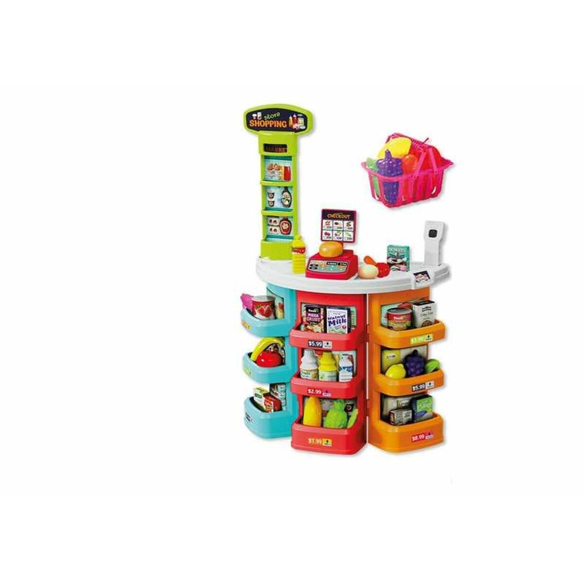 Supermarket de jucării 78 x 51 x 27 cm - Jucarii si jocuri, Imitații de jocuri