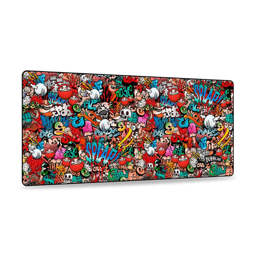 Covoraș de șoarece Subblim SUB-MP-01PUW02 Negru Multicolor XL - Tehnică de calcul, Accesorii