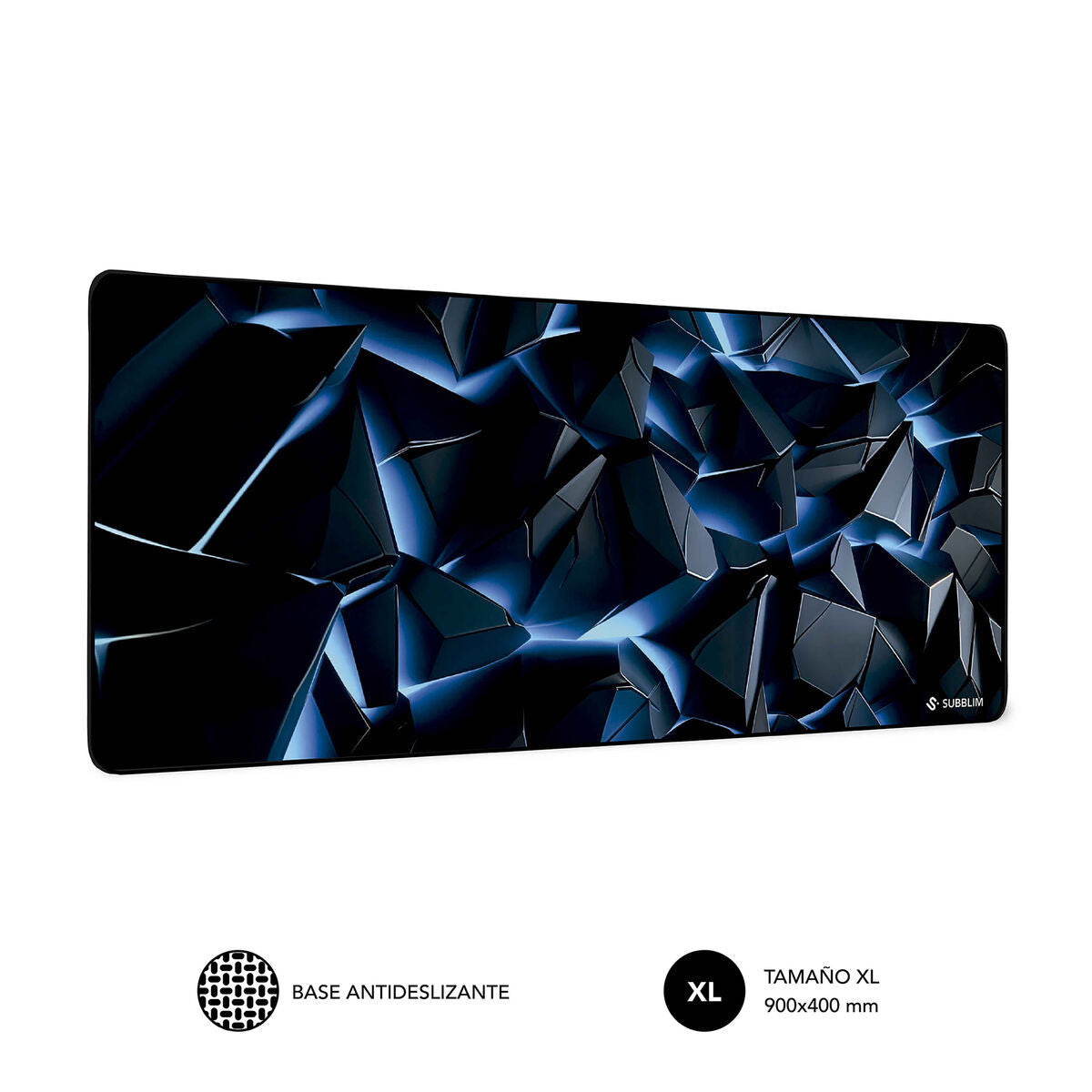Covoraș de șoarece Subblim SUBMP-01PUW06 Albastru Negru - Tehnică de calcul, Accesorii